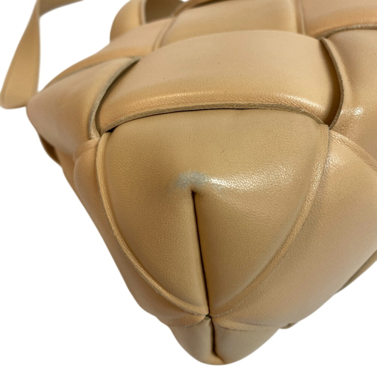 Bottega Veneta Beige Leather Shoulder Bag (Pre-Owned)