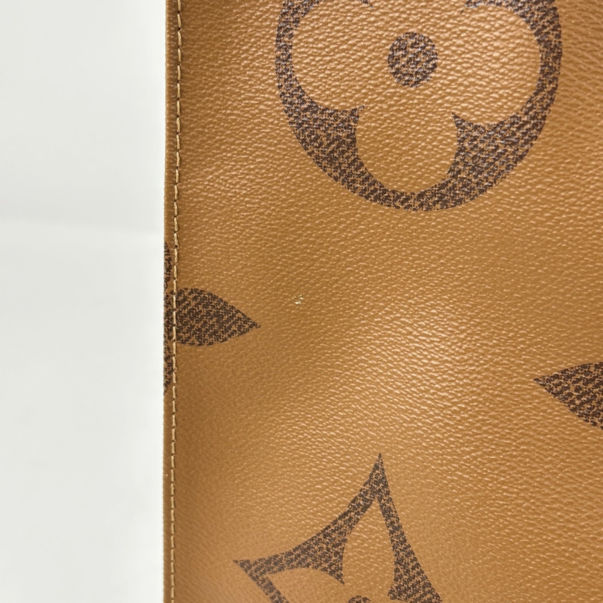 Louis Vuitton Brown Monogram Reverse Shoulder Bag Tote Bag (Pre-Owned)
