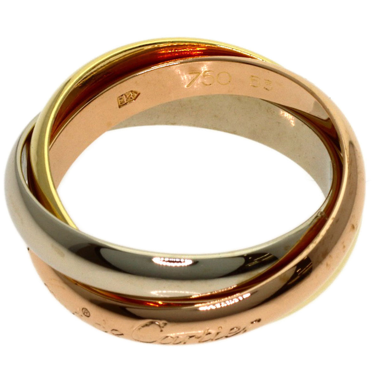 Cartier Yellow Gold (18K) Pink Gold (18K) White Gold (18K) Band Ring (Pre-Owned)
