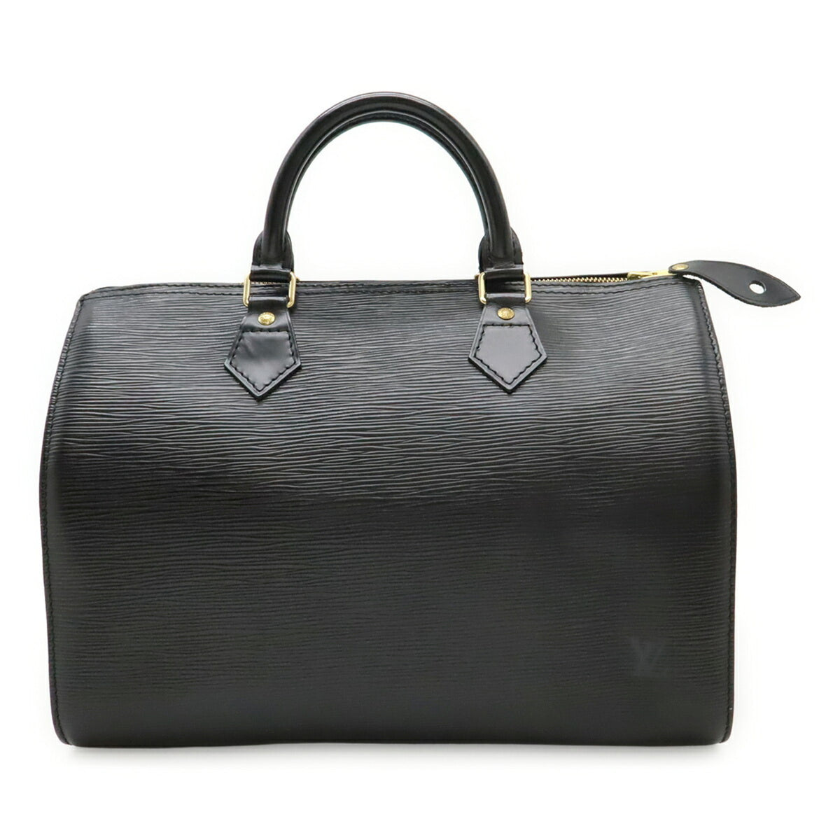 Louis Vuitton Black Noir Epi Leather Boston Bag Handbag (Pre-Owned)