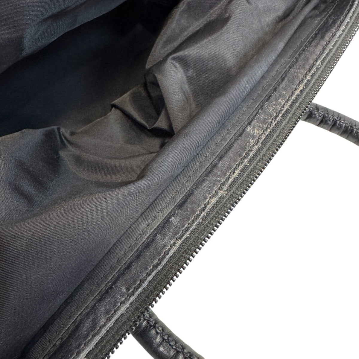 Celine Black Nylon Leather Handbag (Pre-Owned)