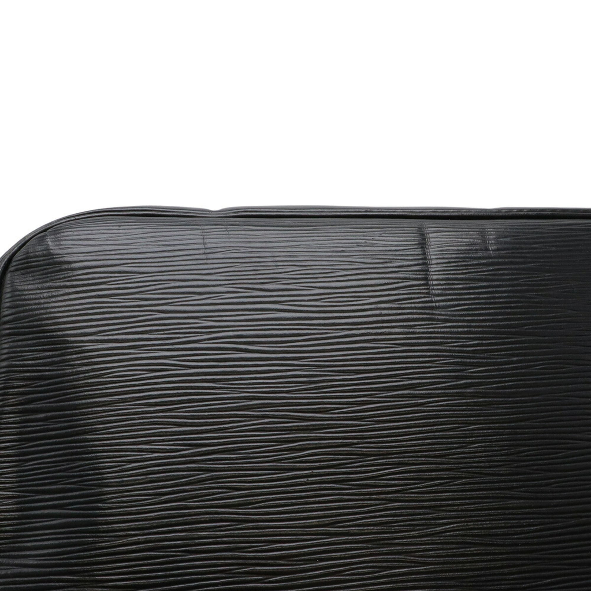 Louis Vuitton Black Noir Epi Leather Shoulder Bag (Pre-Owned)