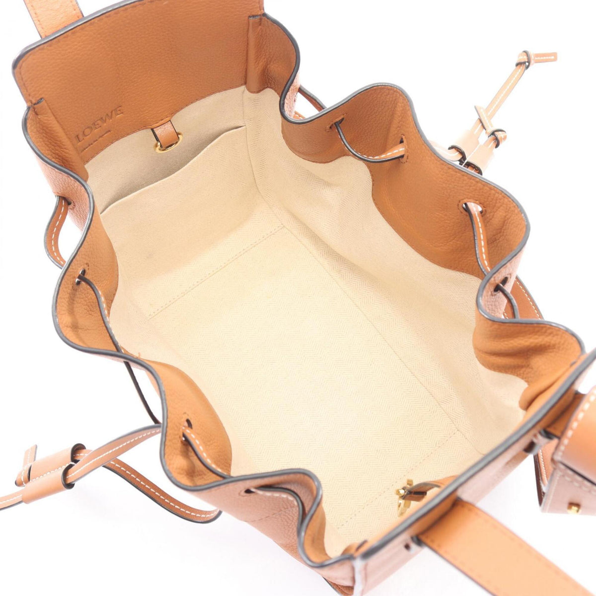 Loewe Hammock Brown Leather Handbag (Pre-Owned)