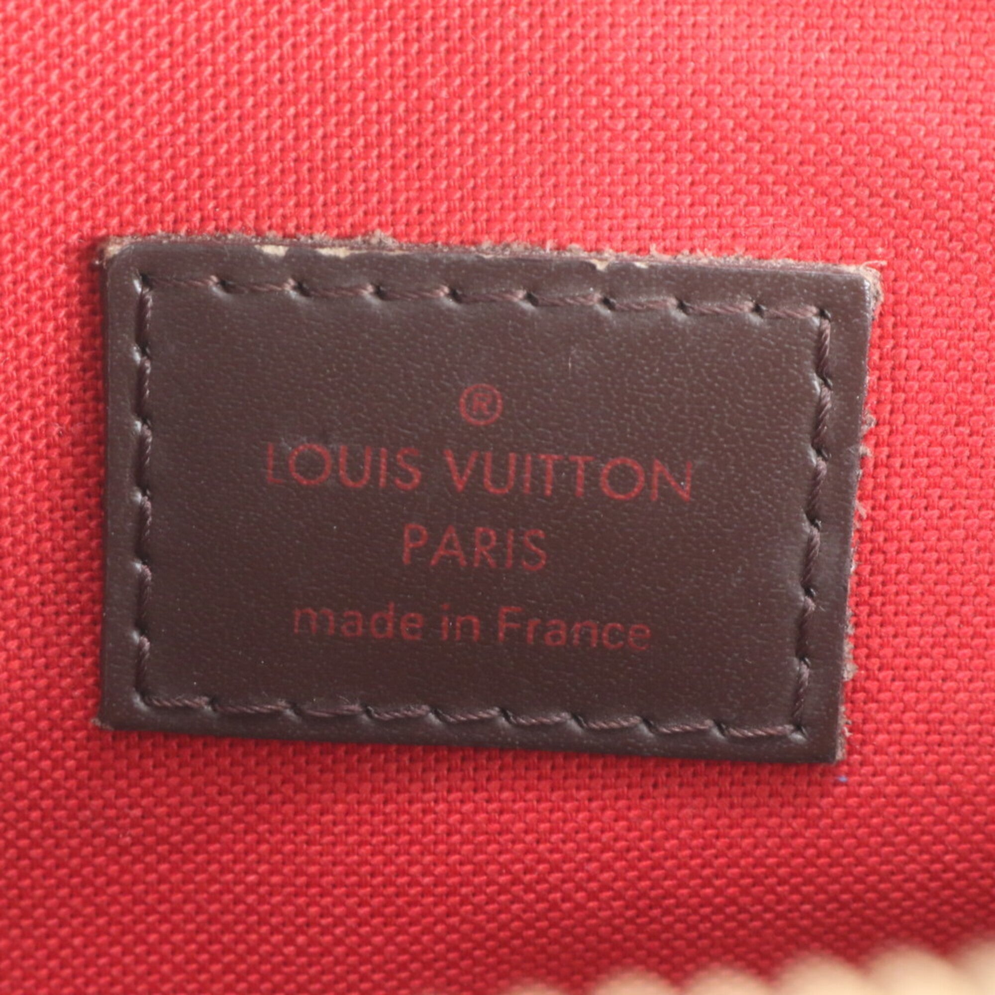 Louis Vuitton Ebene Leather Coated Canvas Handbag Shoulder Bag Tote Bag (Pre-Owned)