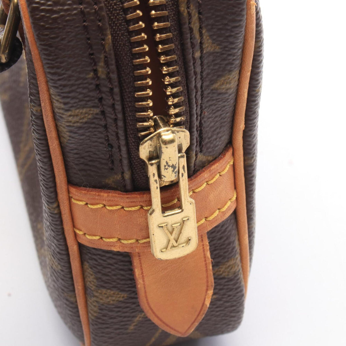Louis Vuitton Brown Pvc Leather Handbag Shoulder Bag (Pre-Owned)