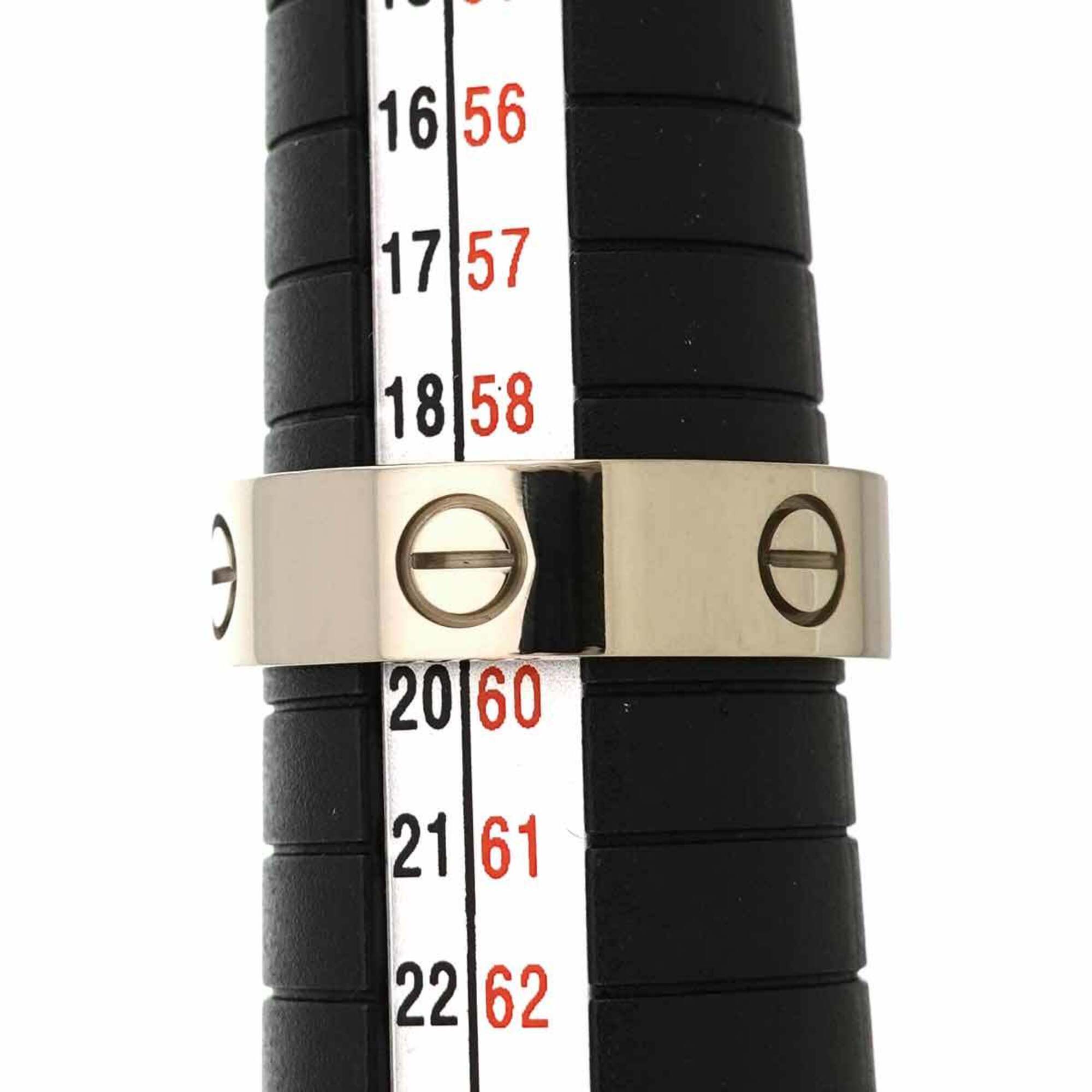Cartier Love White Gold (18K) Band Ring (Pre-Owned)