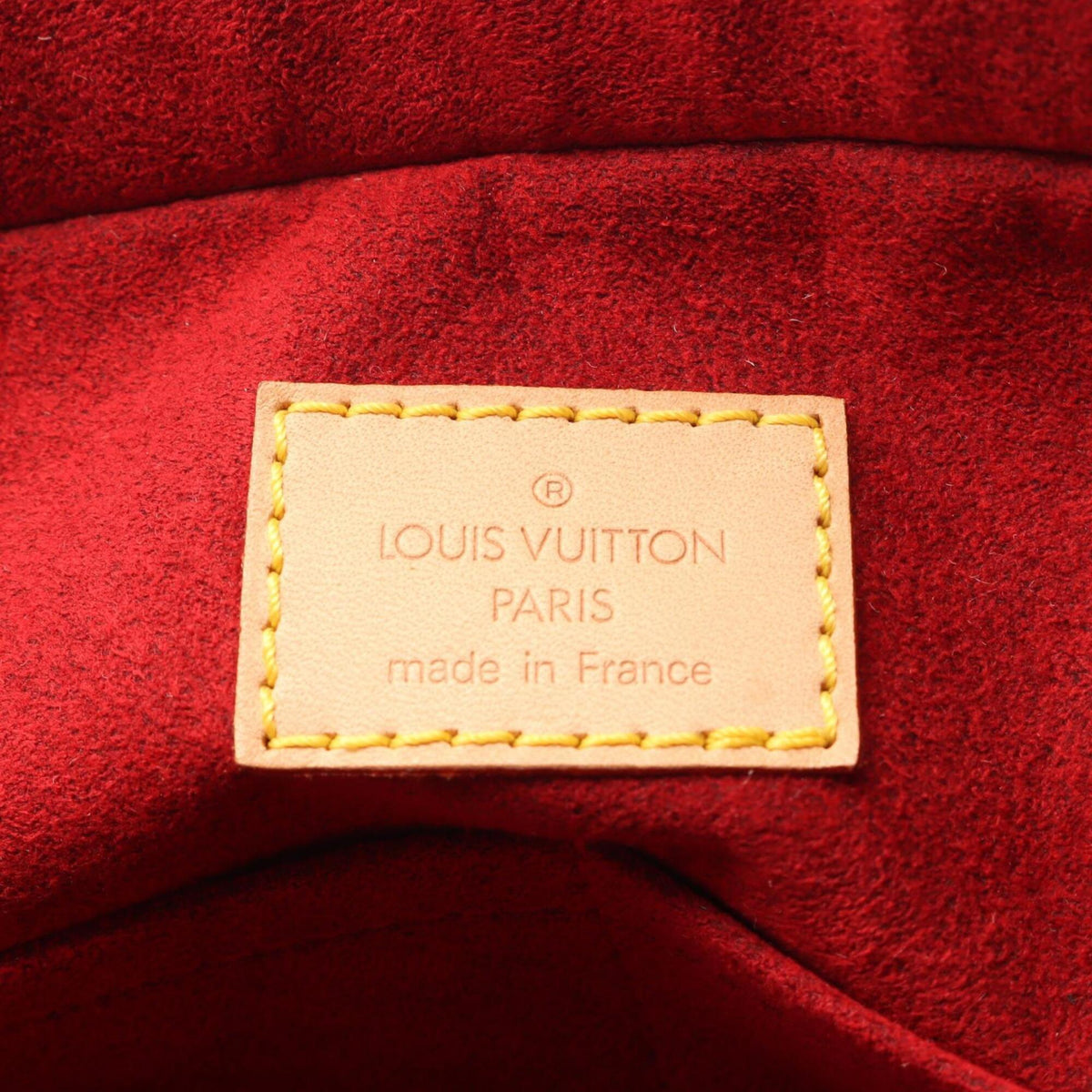 Louis Vuitton Brown Monogram Coated Canvas Leather Handbag (Pre-Owned)
