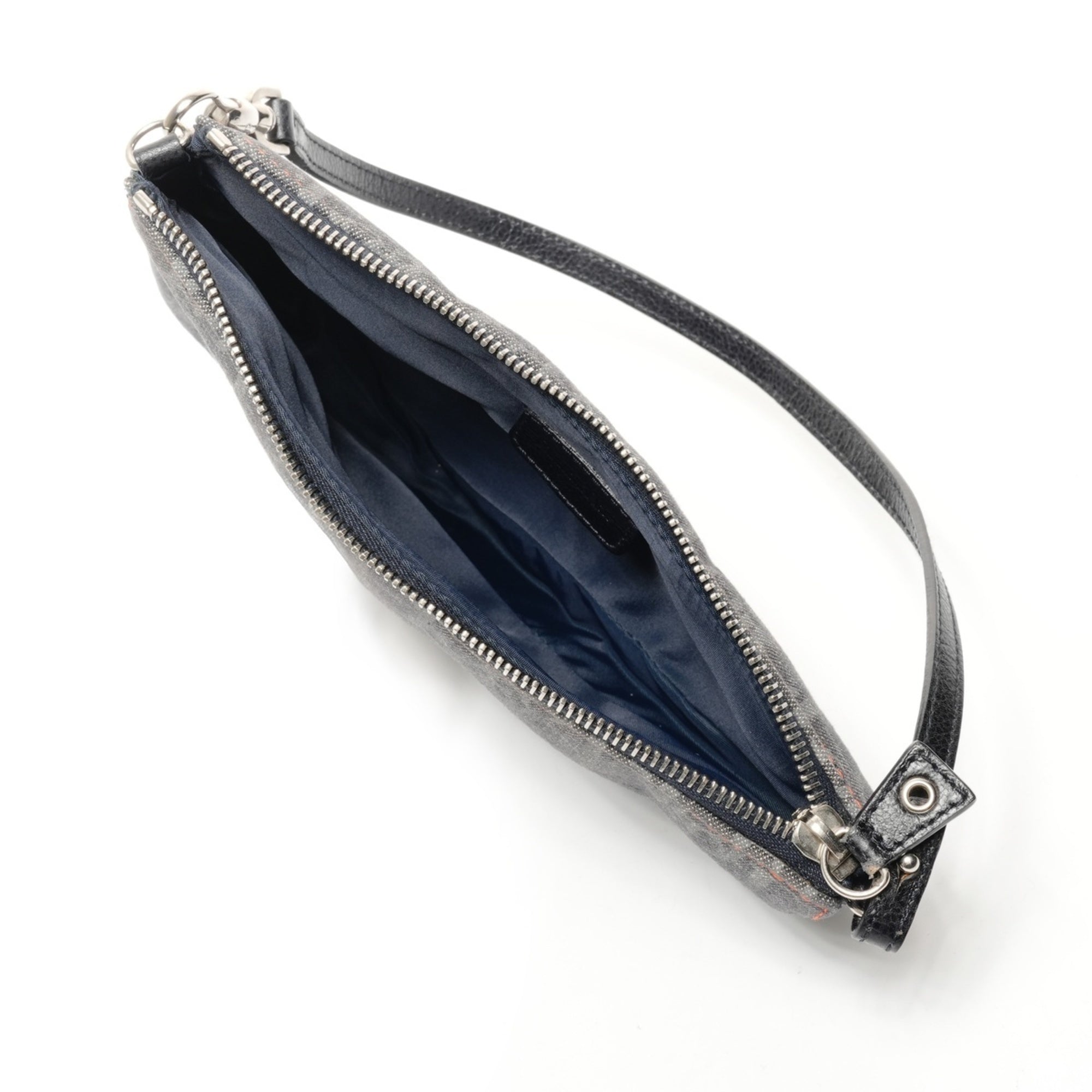 Christian Dior Navy Saddle Bag Shoulder Bag (Pre-Owned)