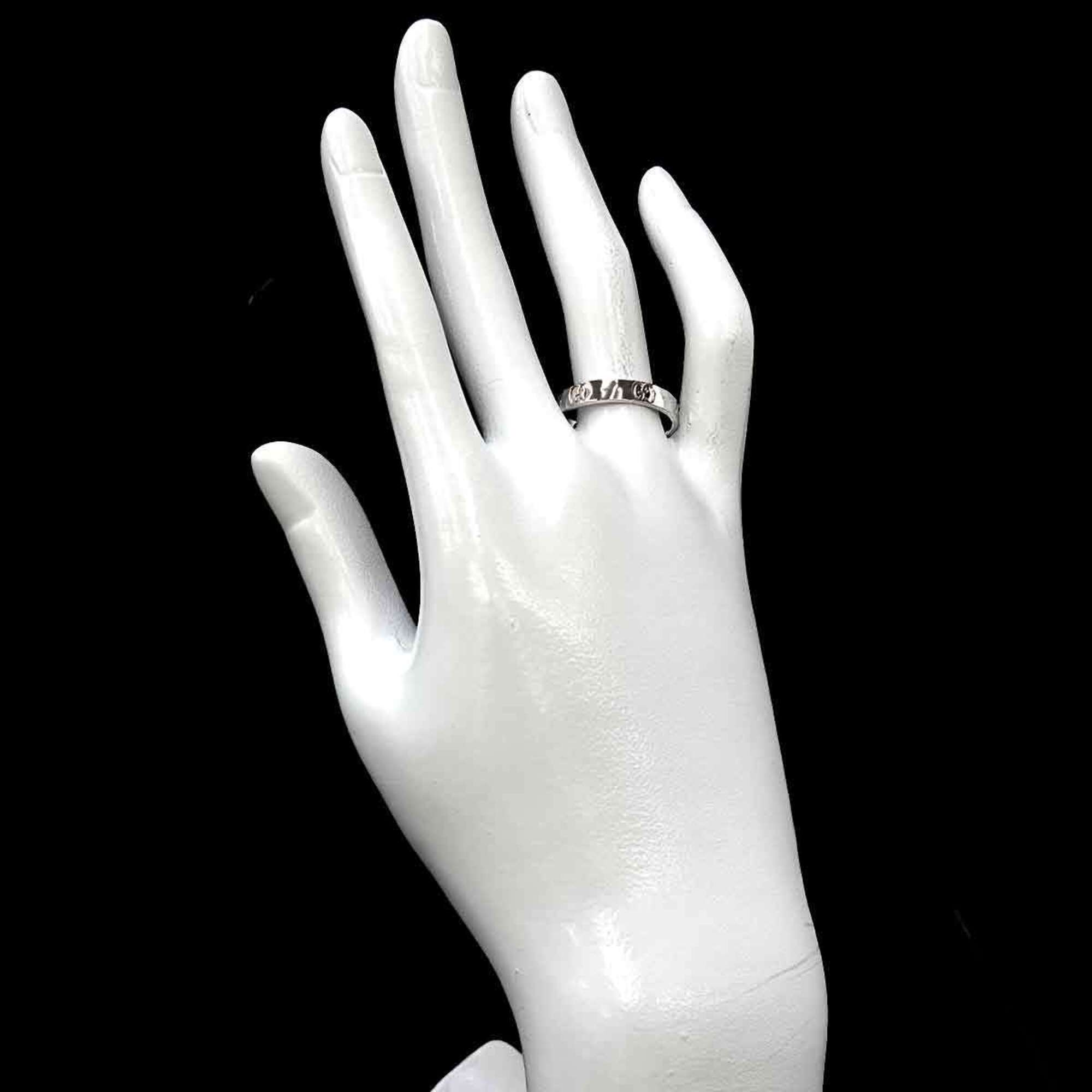 Gucci Icon White Gold (18K) Band Ring (Pre-Owned)