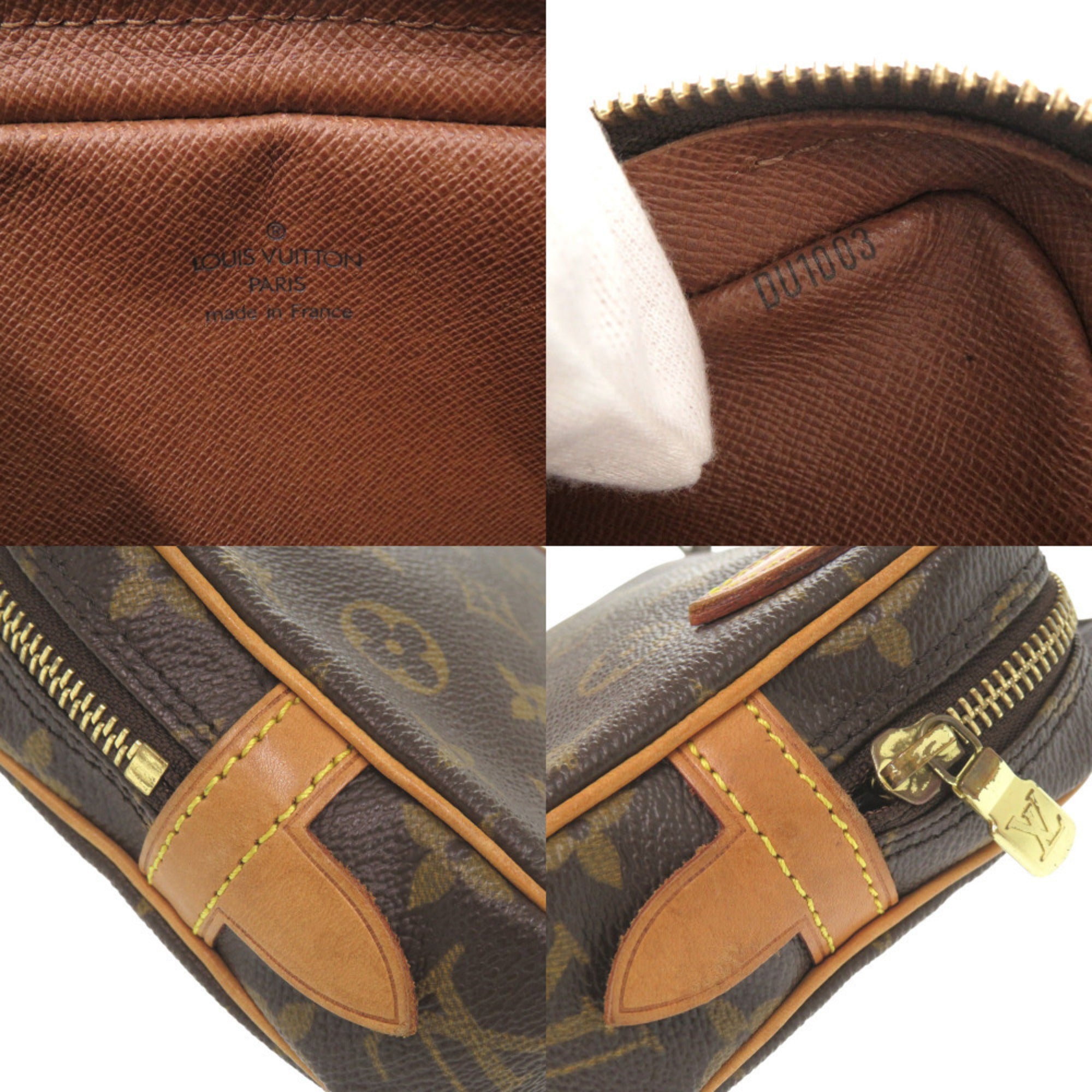 Louis Vuitton Brown Monogram Canvas Shoulder Bag (Pre-Owned)