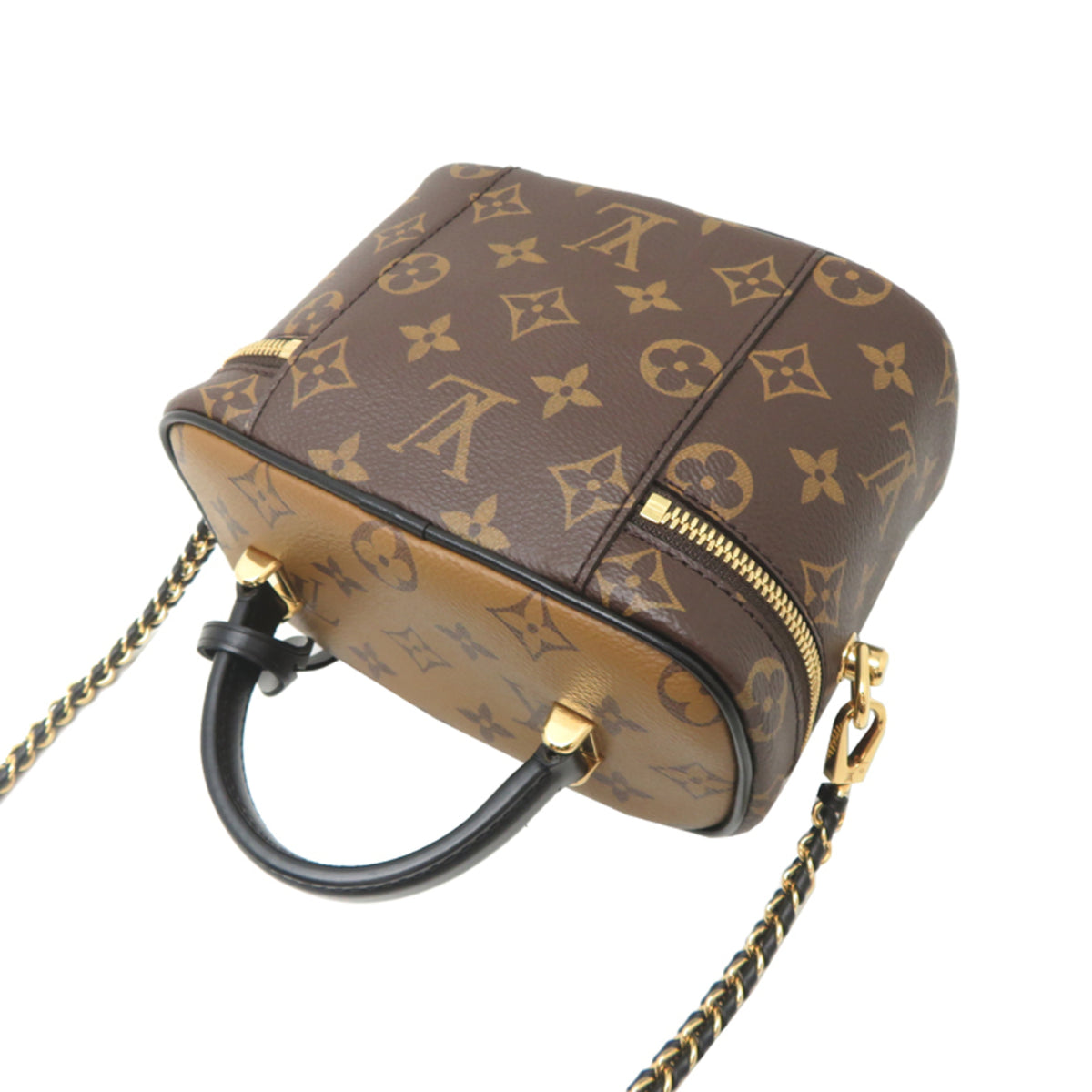 Louis Vuitton Brown Monogram Reverse Handbag (Pre-Owned)