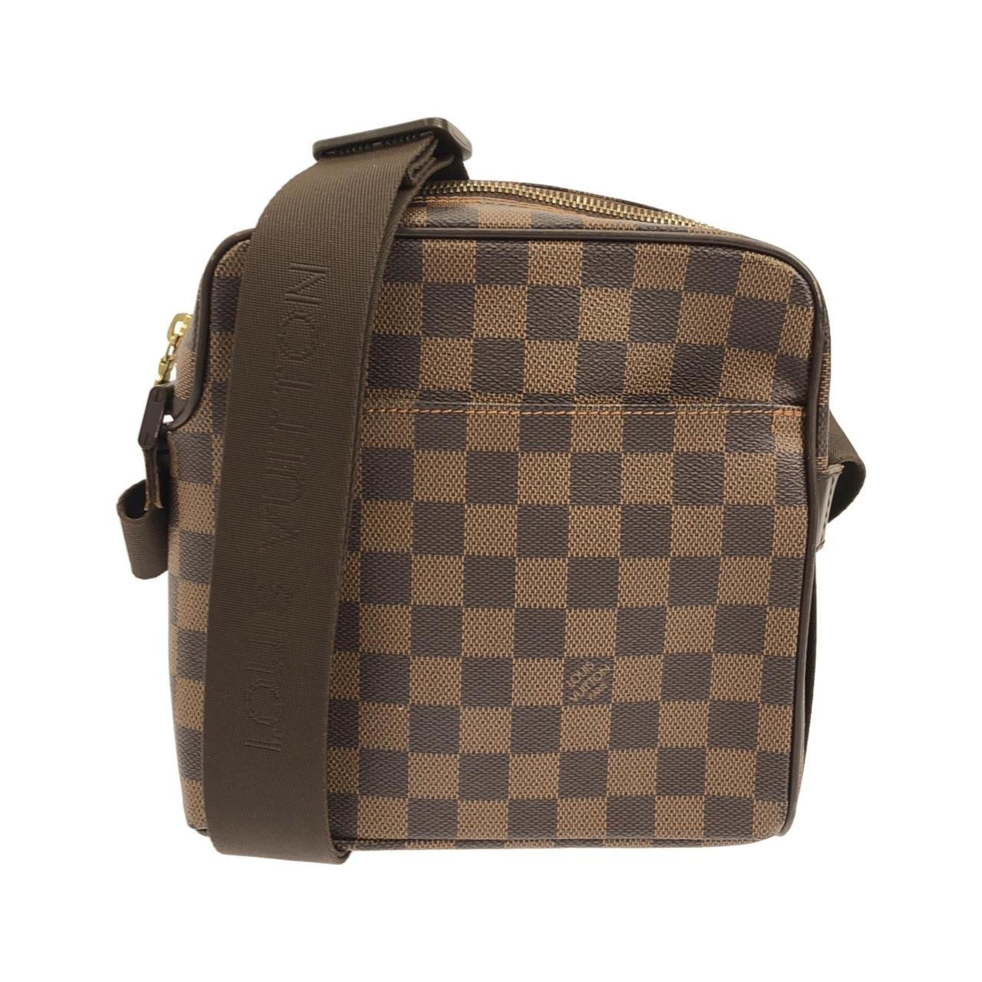 Louis Vuitton Ebene Coated Canvas Shoulder Bag (Pre-Owned)