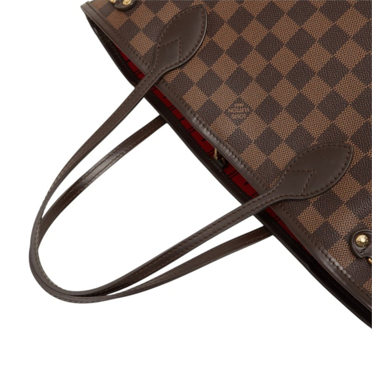 Louis Vuitton Brown Pvc Leather Handbag Tote Bag (Pre-Owned)