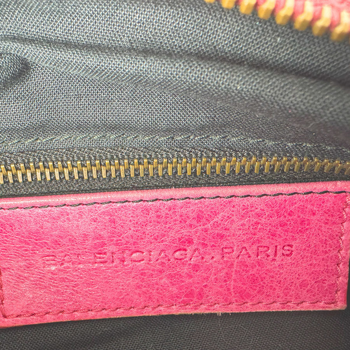 Balenciaga Pink Leather Handbag Shoulder Bag (Pre-Owned)