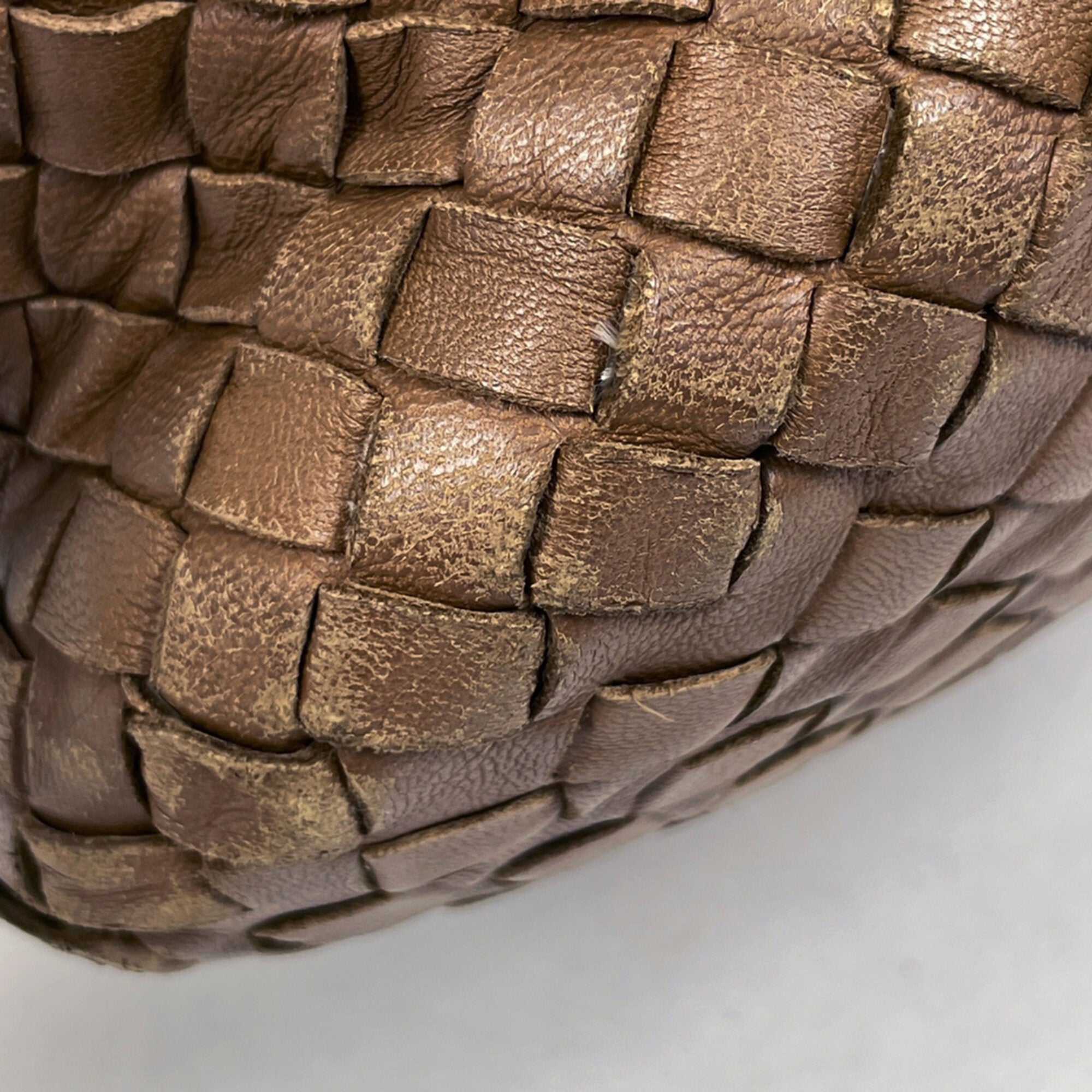 Bottega Veneta Brown Leather Handbag (Pre-Owned)
