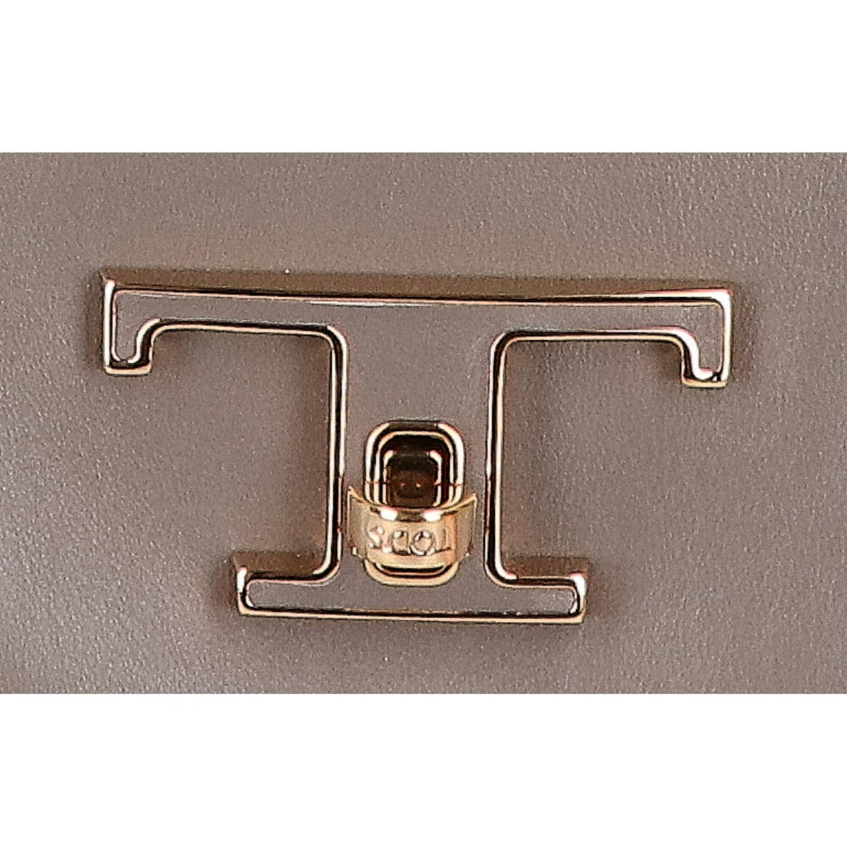 Tod's Gray Leather Shoulder Bag (Pre-Owned)