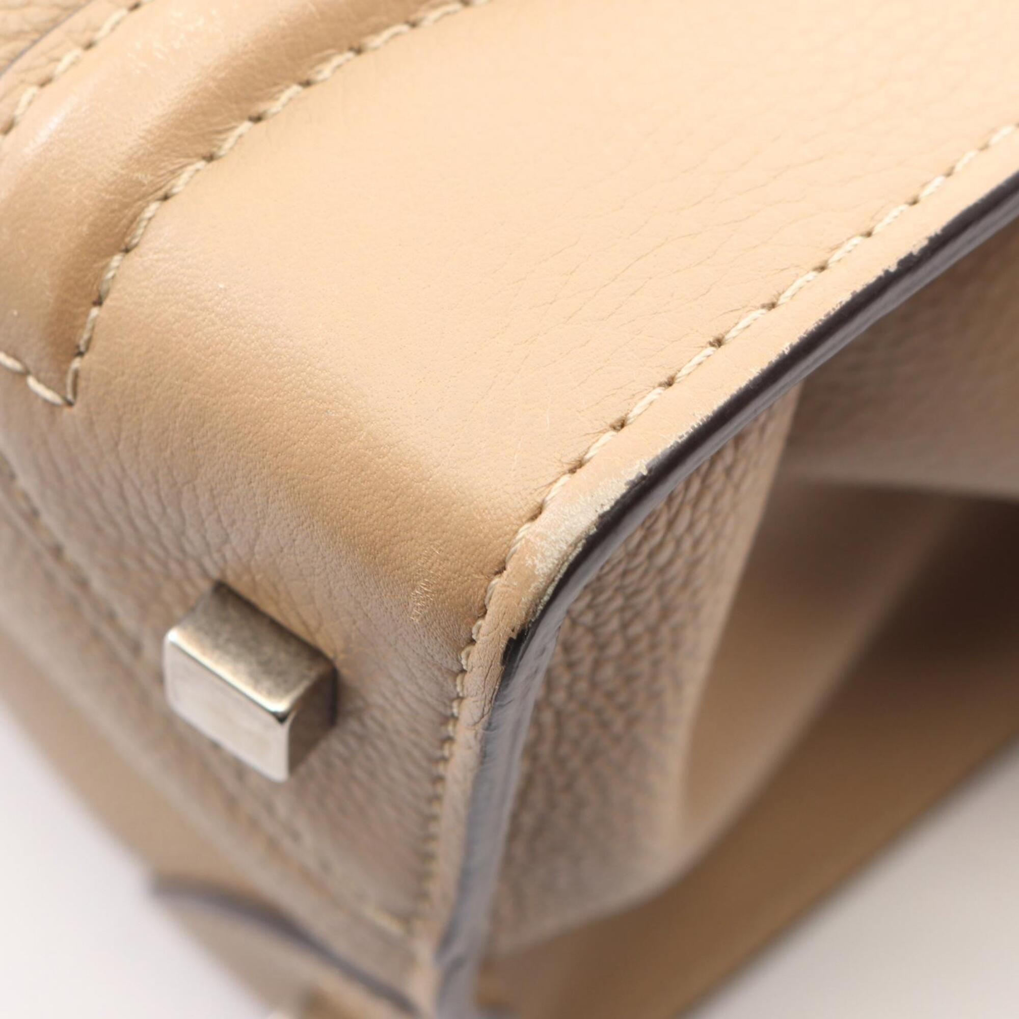 Celine Beige Leather Handbag (Pre-Owned)