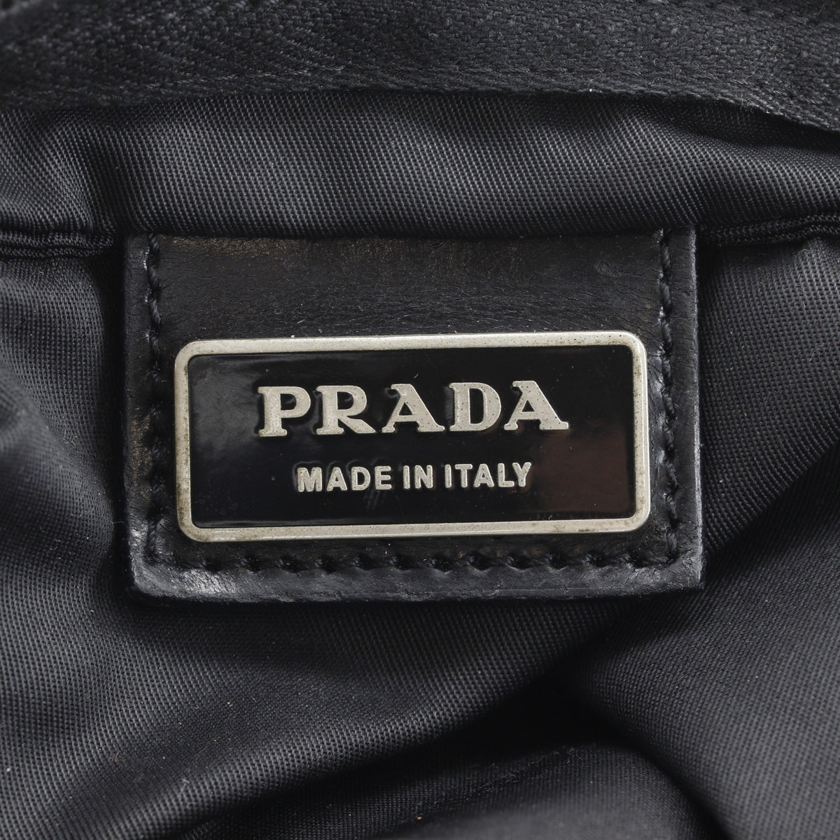 Prada Black Nylon Shoulder Bag (Pre-Owned)