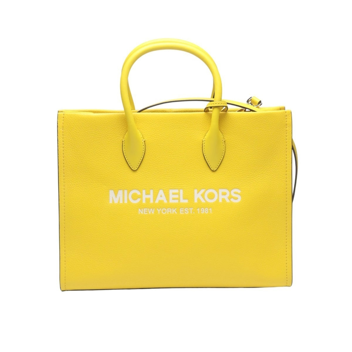 Michael Kors Yellow Leather Handbag Shoulder Bag (Pre-Owned)