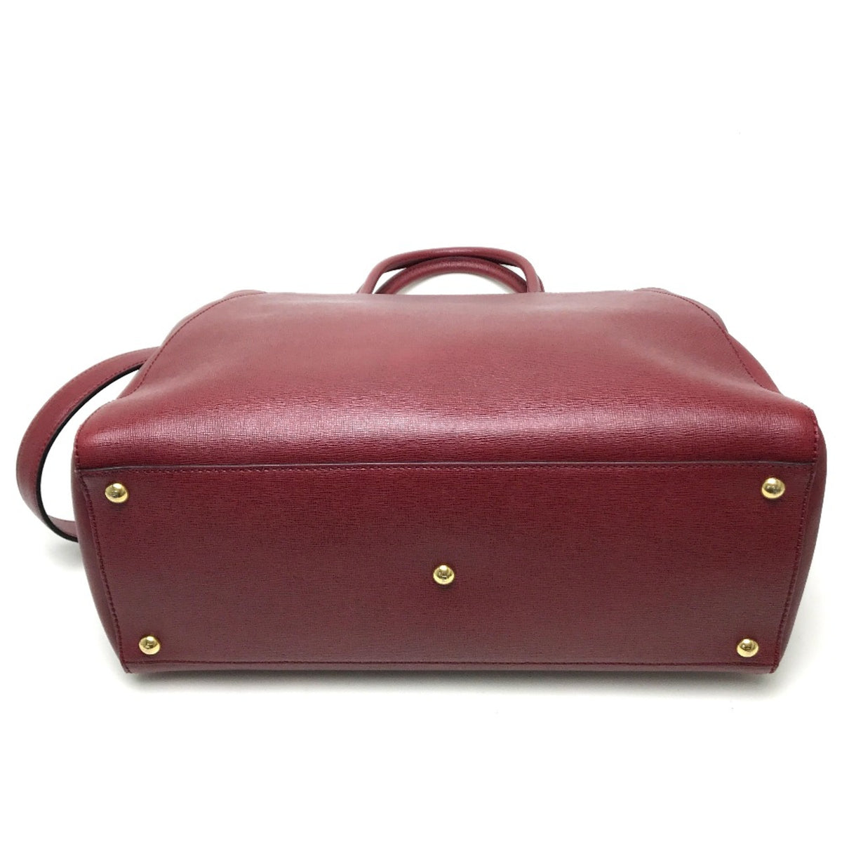 Fendi Red Leather Handbag (Pre-Owned)