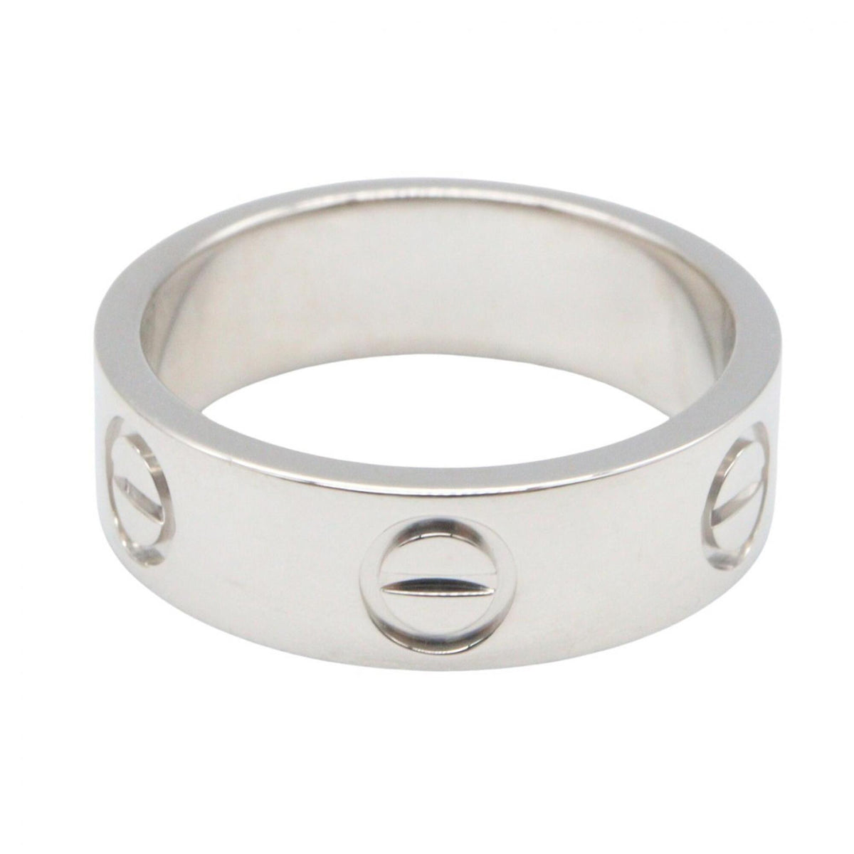 Cartier White Gold White Gold (18K) Band Ring (Pre-Owned)
