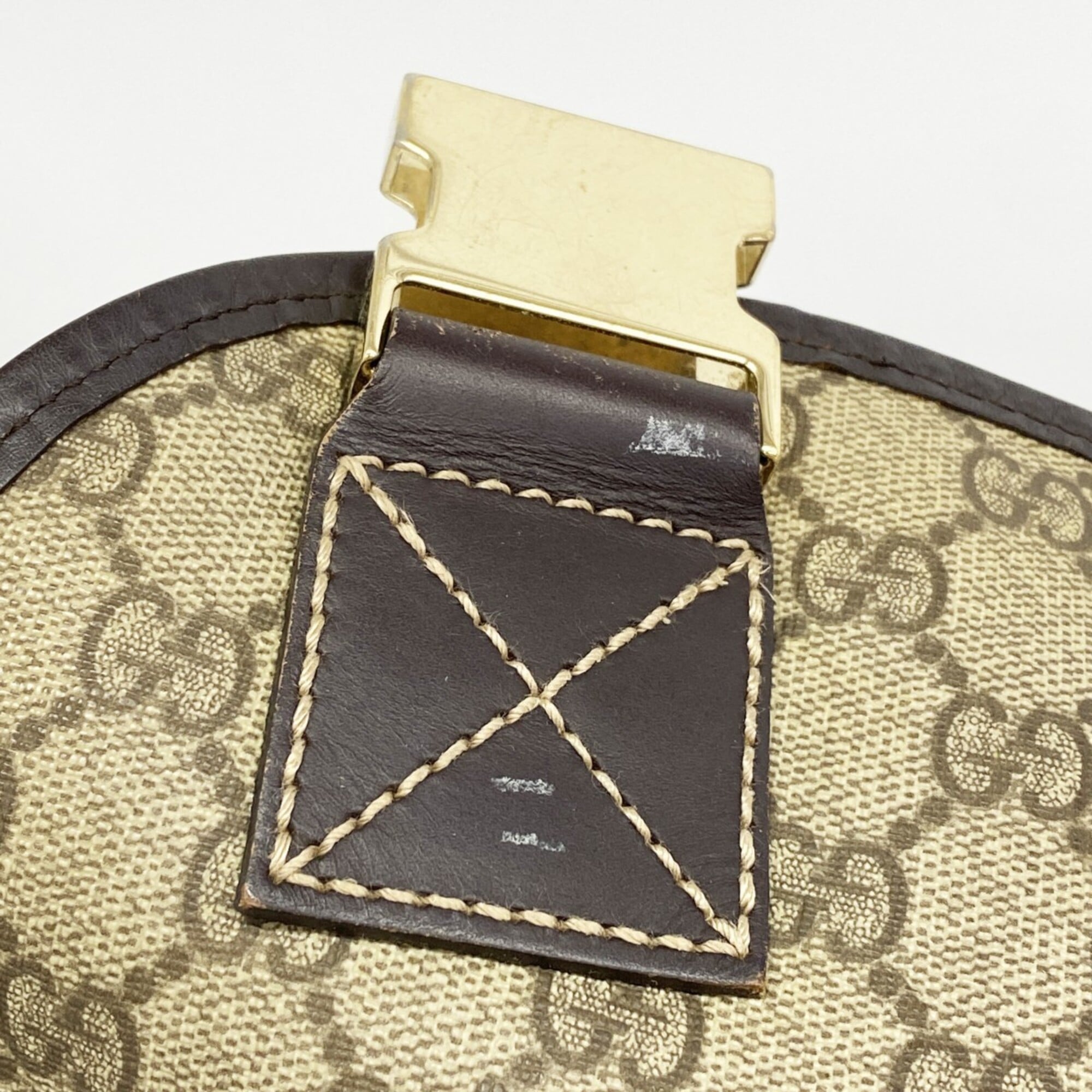Gucci Brown Pvc Shoulder Bag (Pre-Owned)
