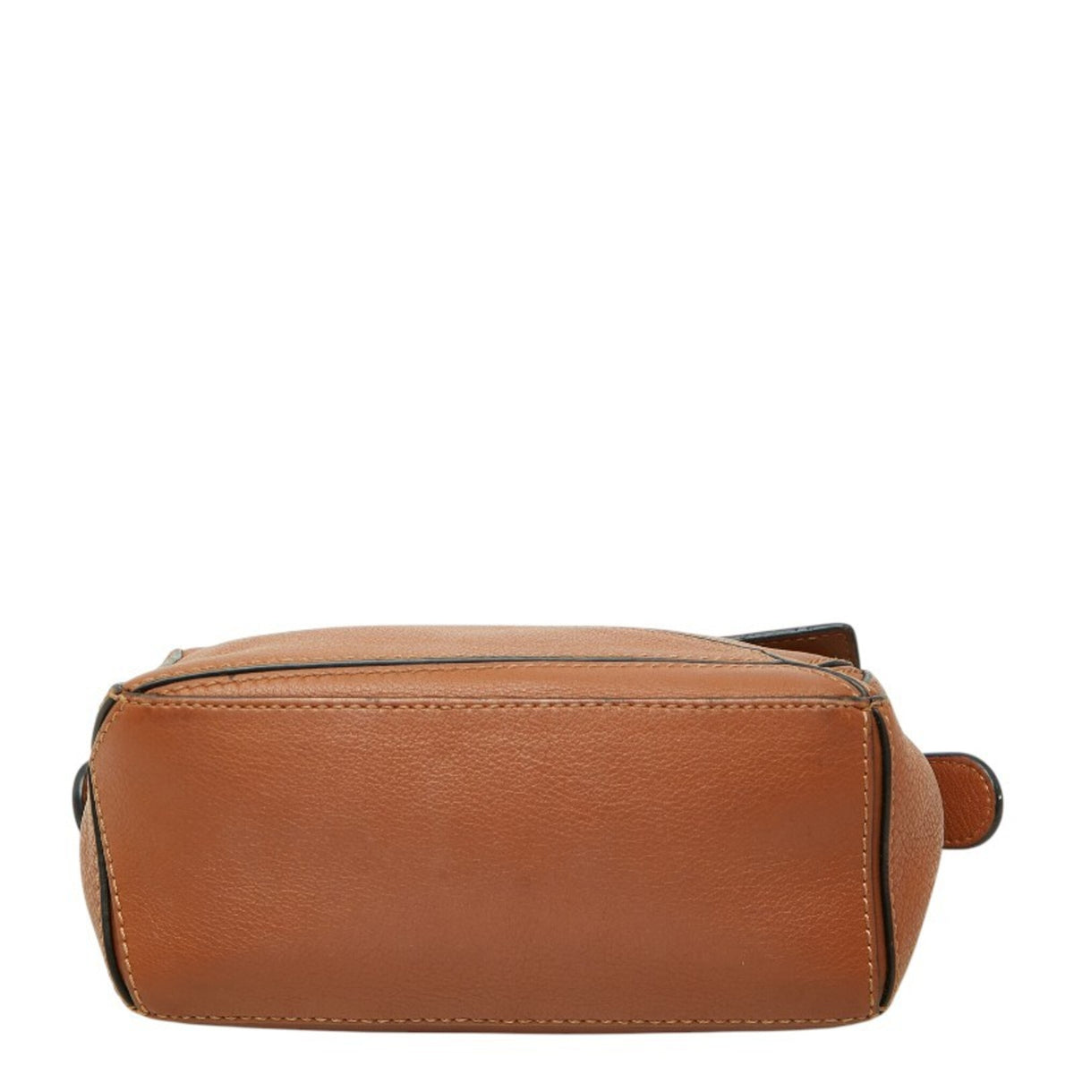 Loewe Brown Leather Handbag Shoulder Bag (Pre-Owned)