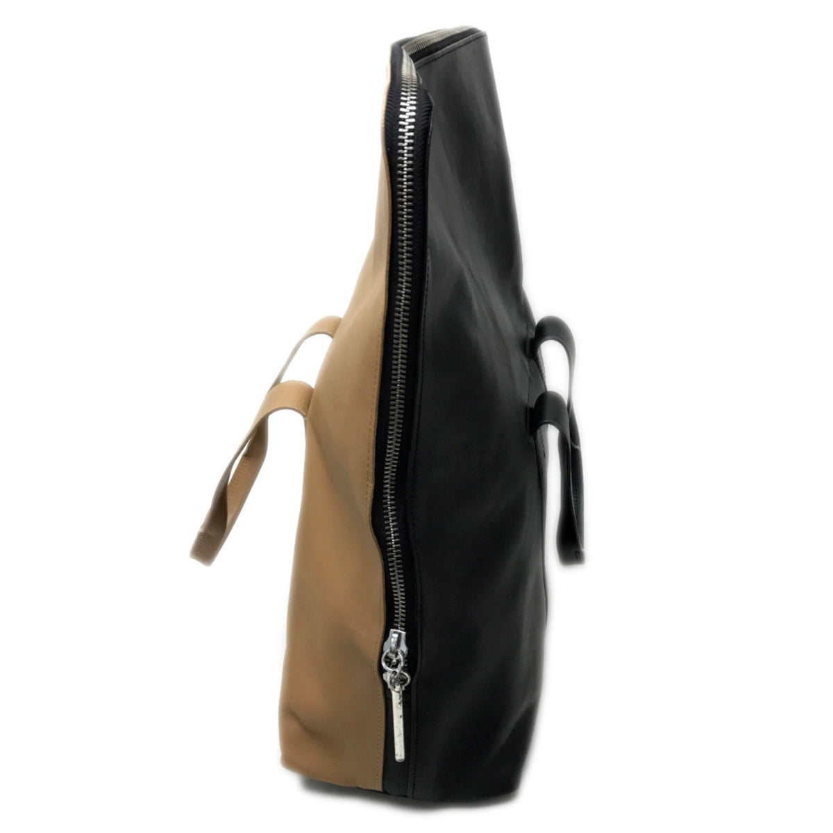 3.1 Phillip Lim Beige Black Leather Handbag Tote Bag (Pre-Owned)