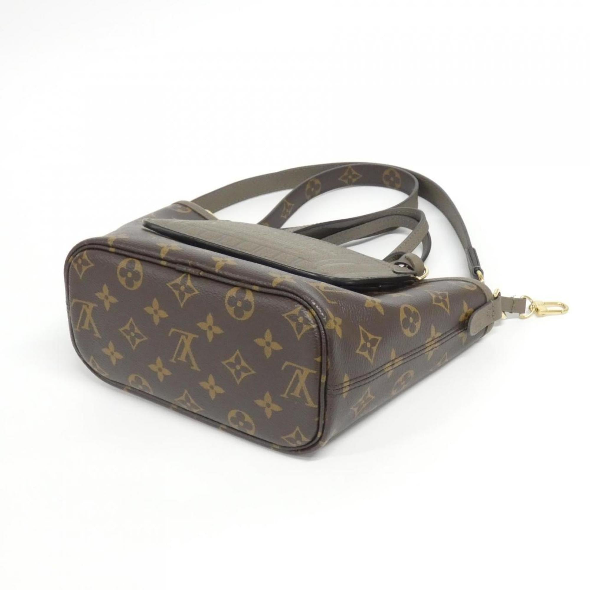 Louis Vuitton Brown Coated Canvas Leather Handbag (Pre-Owned)