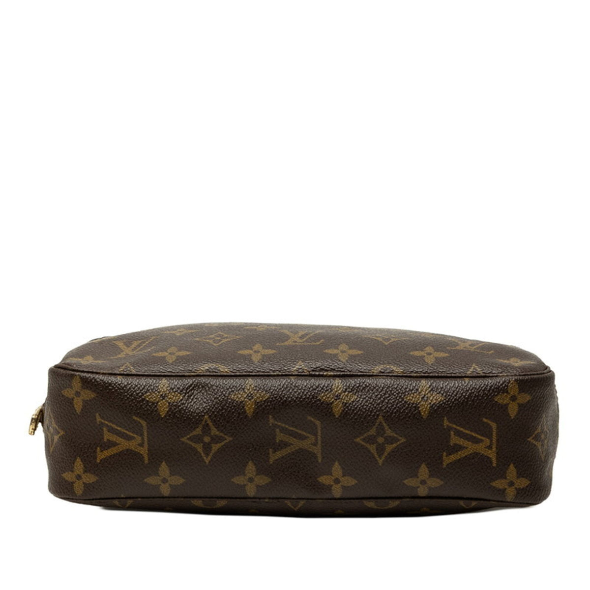 Louis Vuitton Brown Pvc Leather Handbag Pouch (Pre-Owned)