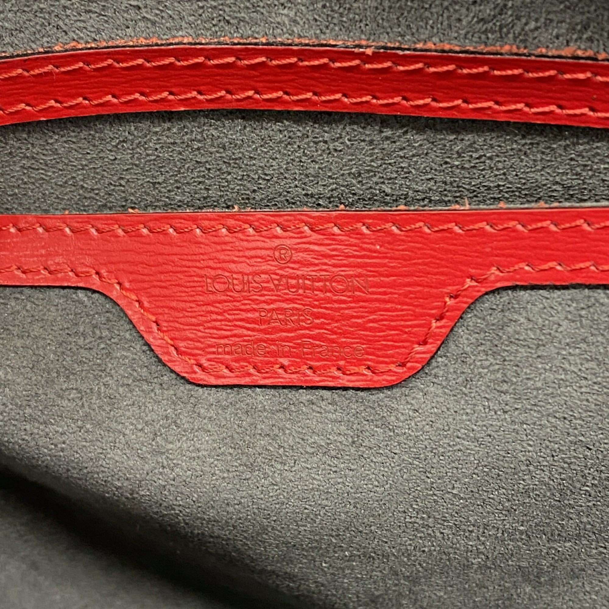 Louis Vuitton Castilian Red Handbag (Pre-Owned)