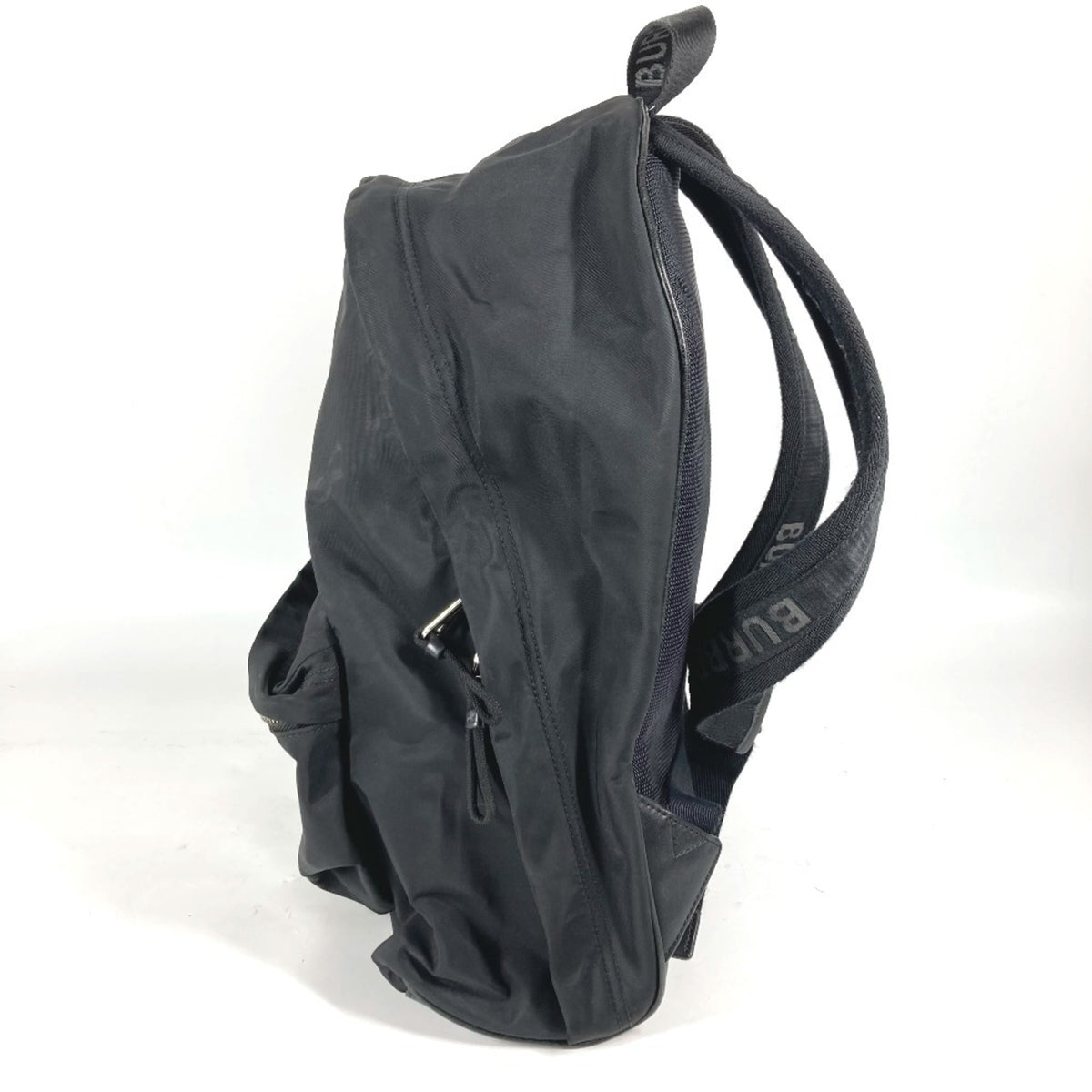 Burberry Black White Nylon Backpack (Pre-Owned)
