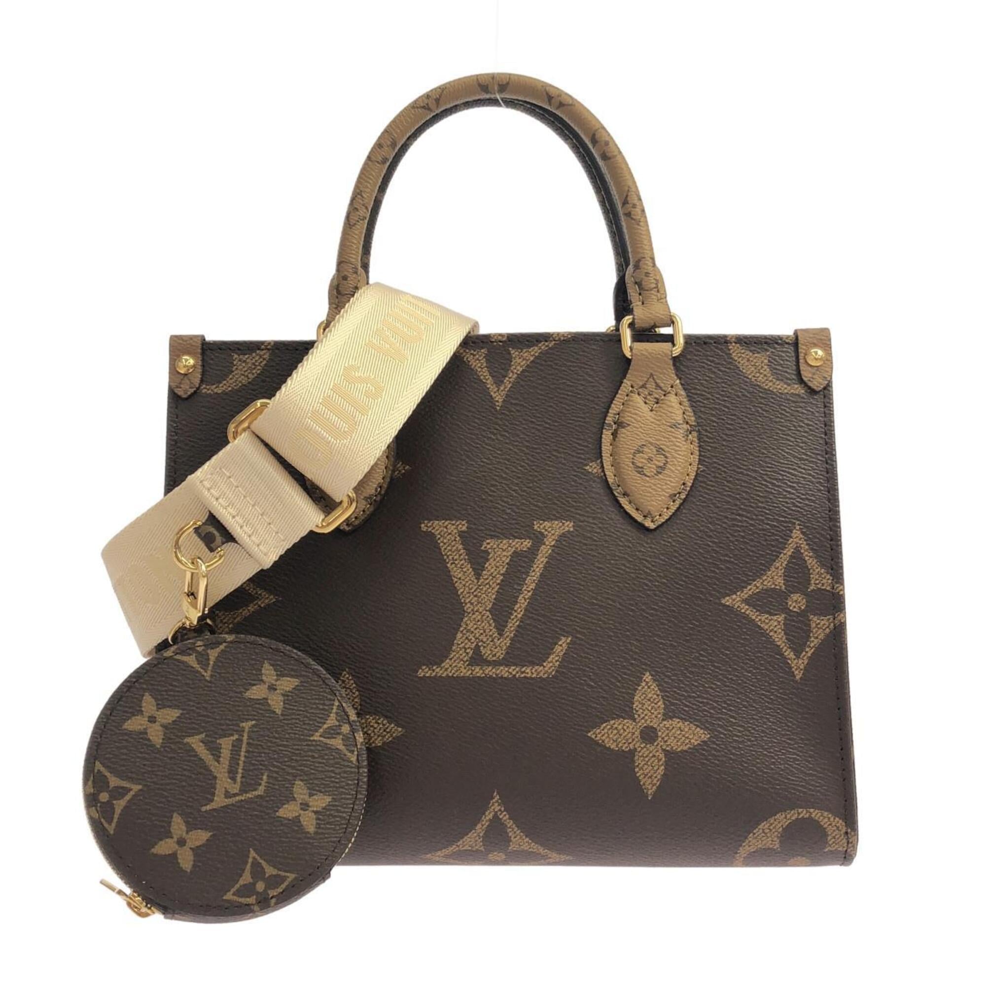 Louis Vuitton Marron Coated Canvas Handbag (Pre-Owned)
