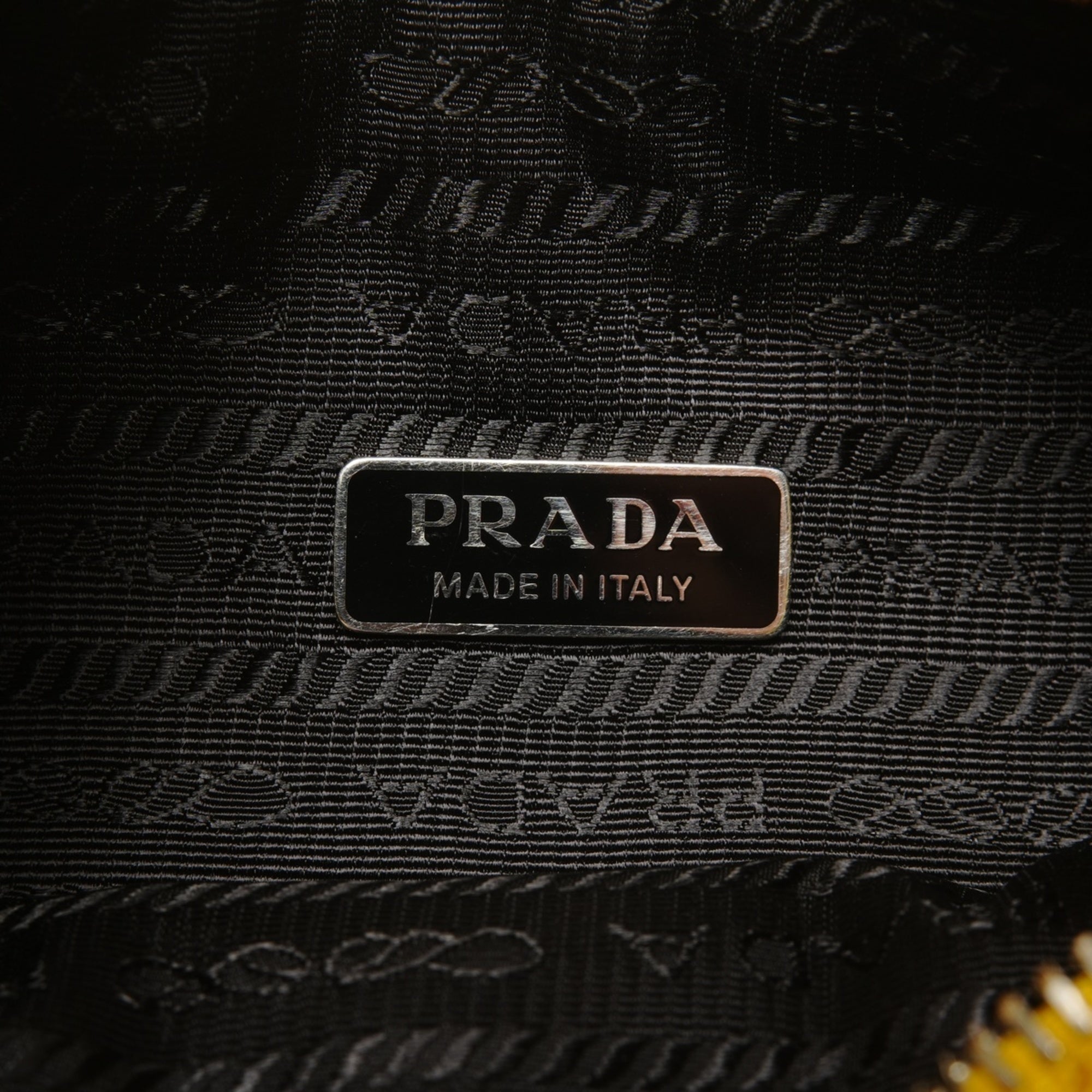 Prada Yellow Shoulder Bag (Pre-Owned)