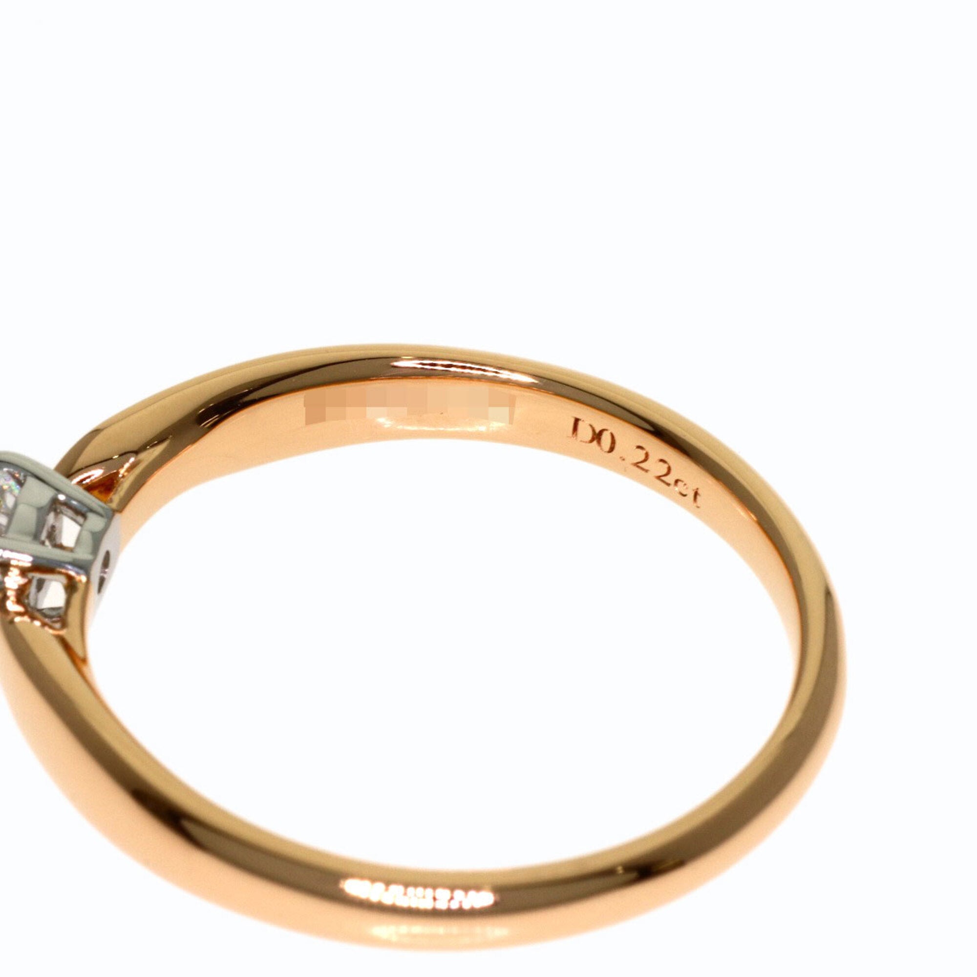 Tiffany Pink Gold (18K) Platinum 950 Band Ring (Pre-Owned)