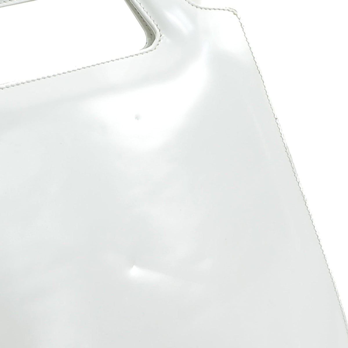 Salvatore Ferragamo White Leather Handbag Shoulder Bag (Pre-Owned)