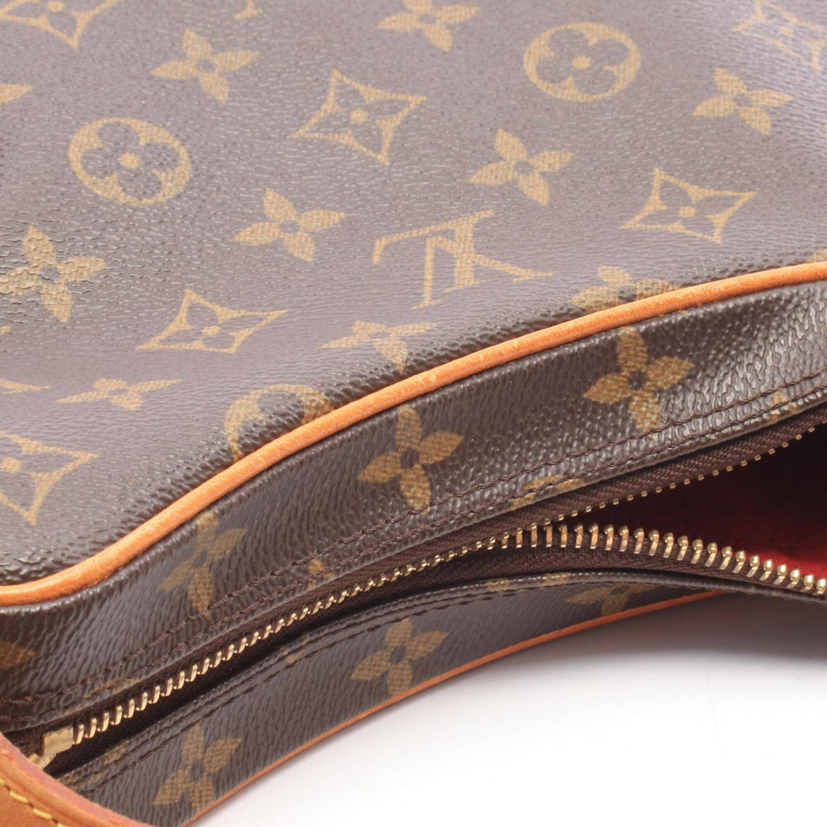 Louis Vuitton Brown Pvc Coated Canvas Leather Handbag Pochette Shoulder Bag (Pre-Owned)