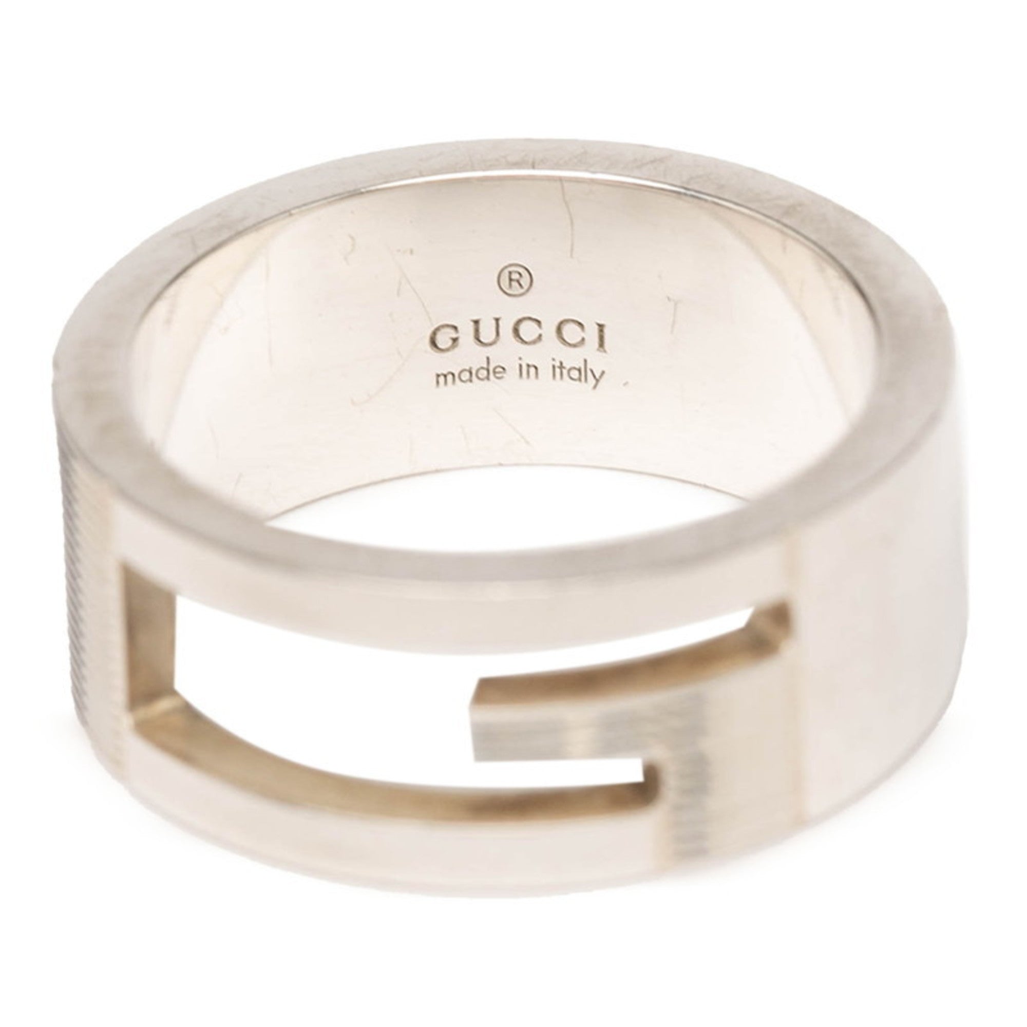 Gucci Silver 925 Band Ring (Pre-Owned)