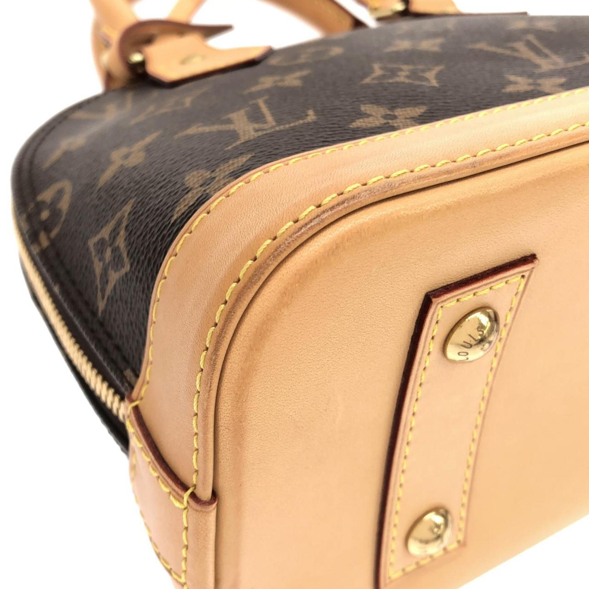 Louis Vuitton Brown Coated Canvas Handbag (Pre-Owned)