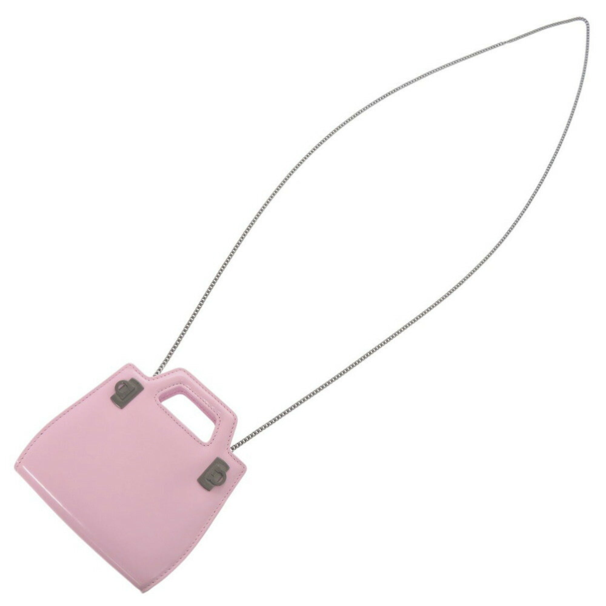 Salvatore Ferragamo Pink Leather Shoulder Bag (Pre-Owned)