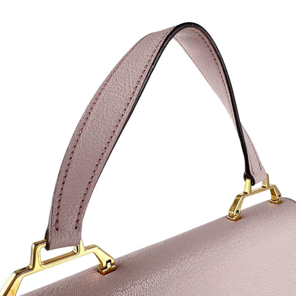Miu Miu Light Pink Leather Handbag Shoulder Bag (Pre-Owned)