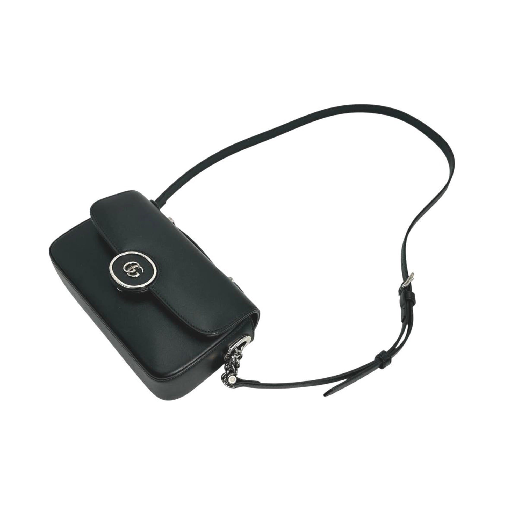 Gucci Black Leather Shoulder Bag (Pre-Owned)