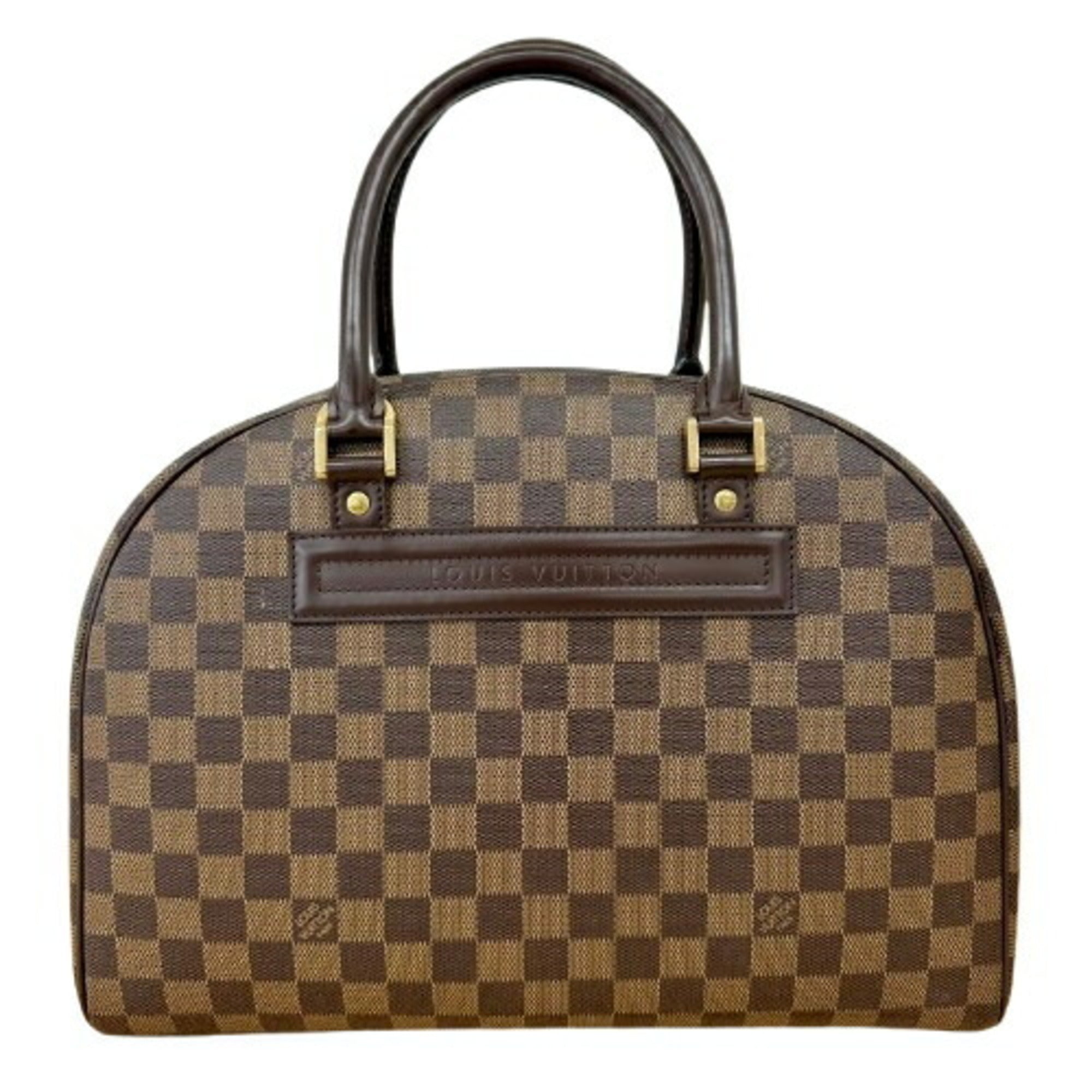 Louis Vuitton Damier Brown Leather Handbag (Pre-Owned)