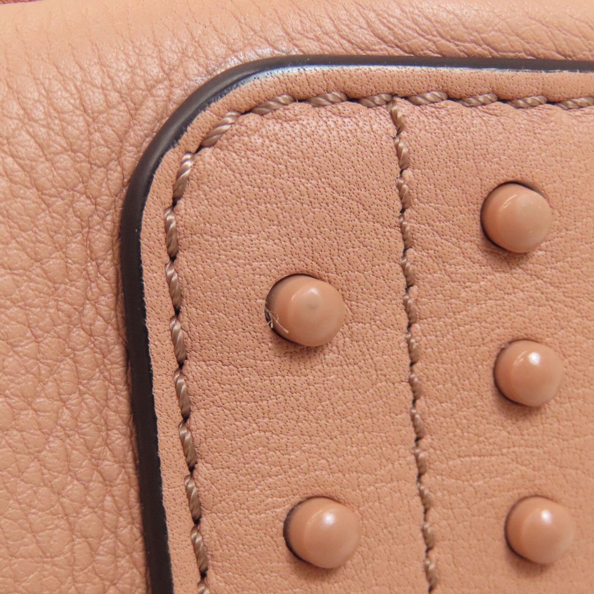 Tod's Pink Leather Handbag (Pre-Owned)
