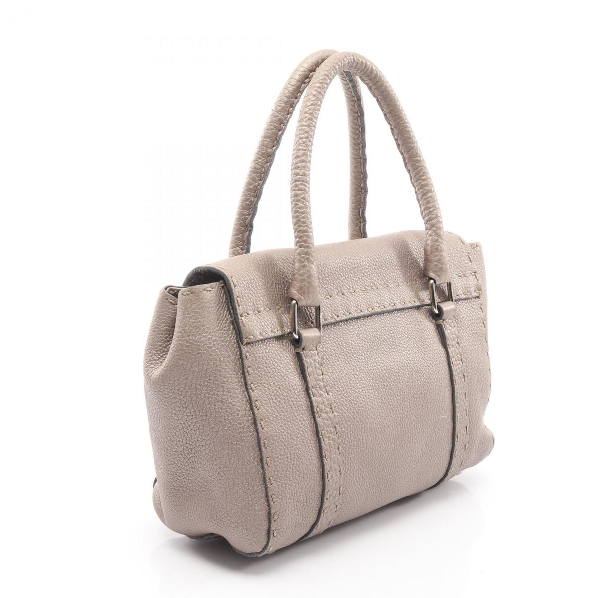 Fendi Beige Leather Handbag (Pre-Owned)