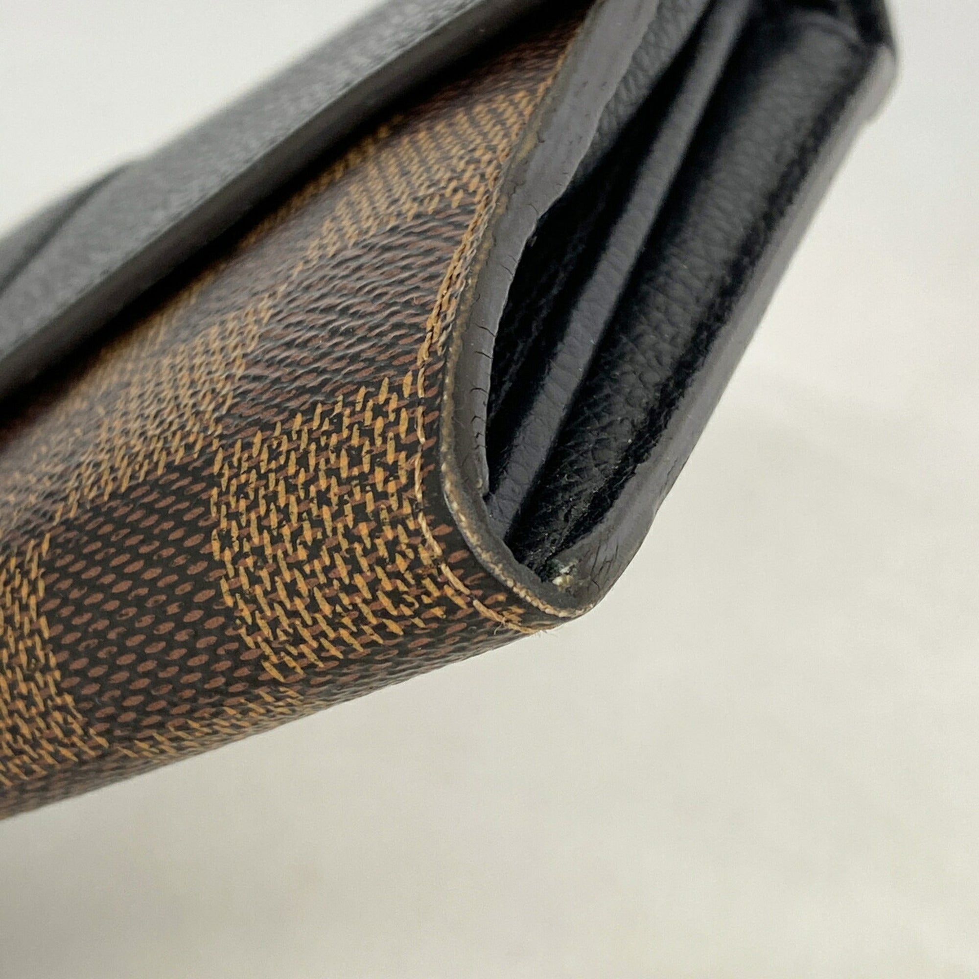 Louis Vuitton Ebene Noir Long Wallet (Bi-Fold) (Pre-Owned)