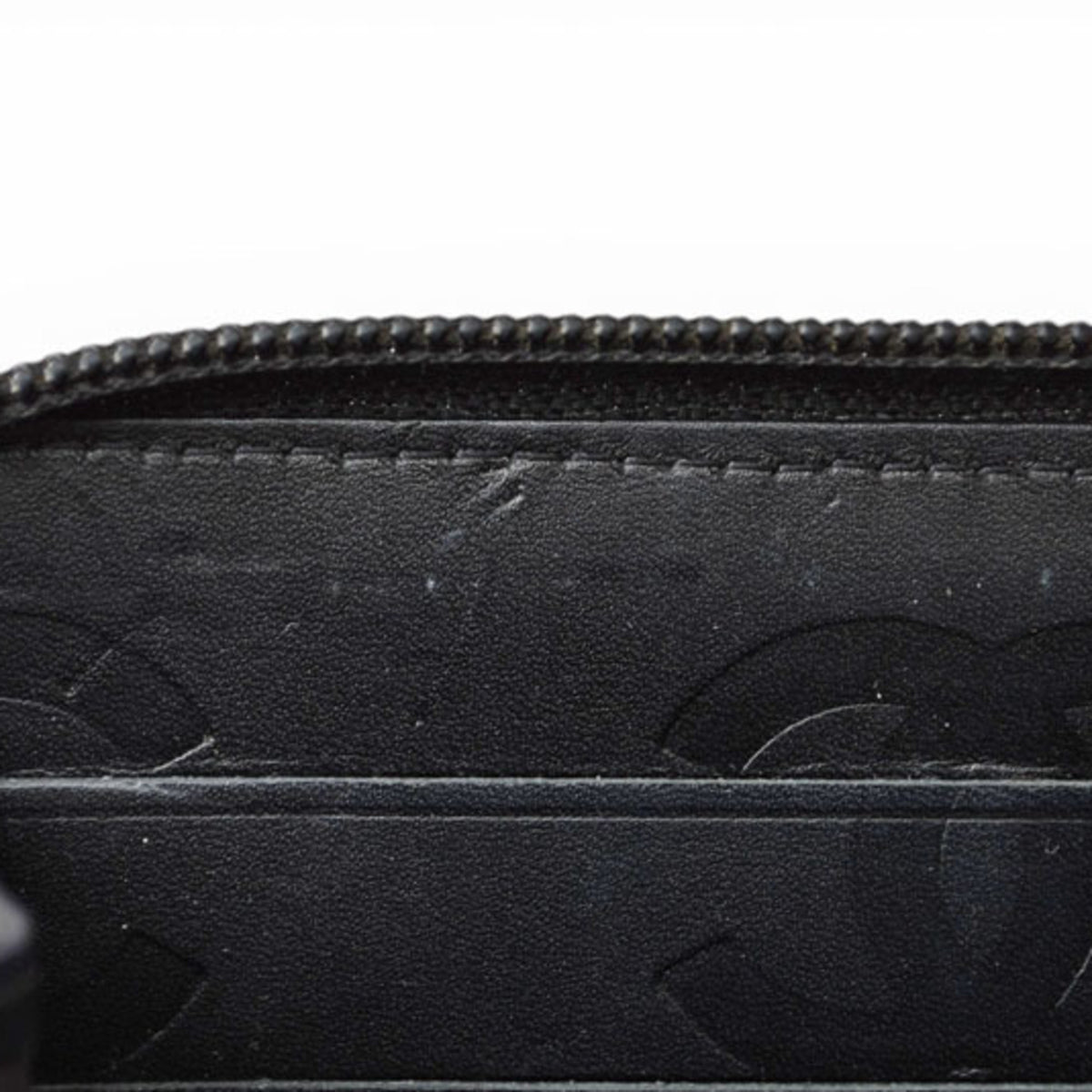 Chanel Black Cambon Ligne Long Wallet (Bi-Fold) (Pre-Owned)
