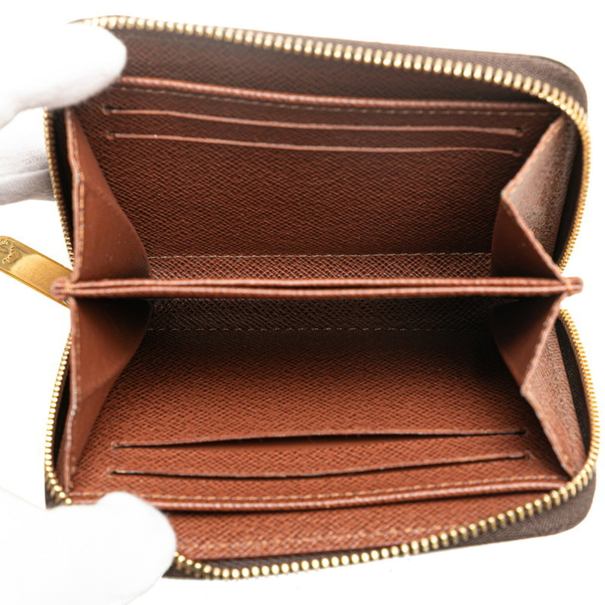 Louis Vuitton Brown Pvc Leather Coin Purse/Coin Case (Pre-Owned)