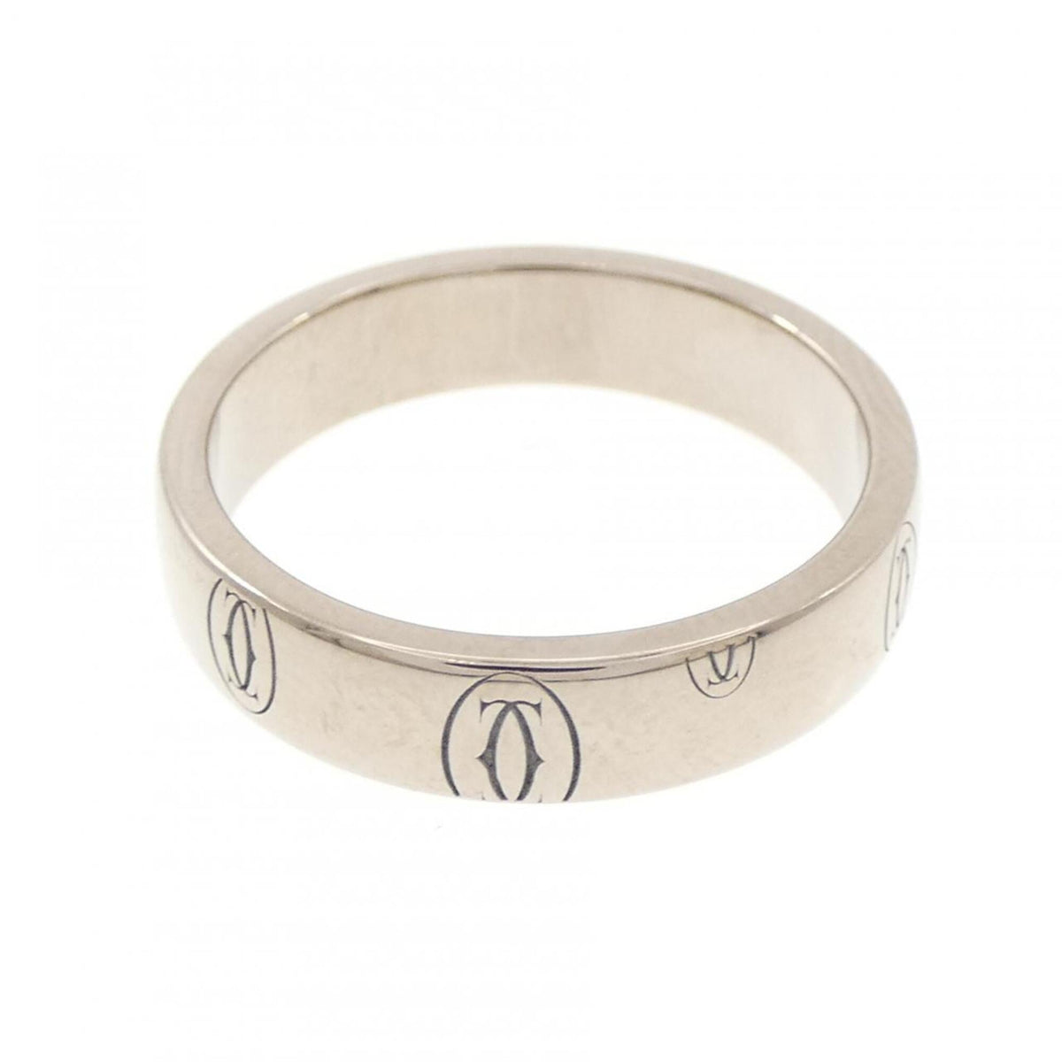 Cartier White Gold White Gold (18K) Band Ring (Pre-Owned)