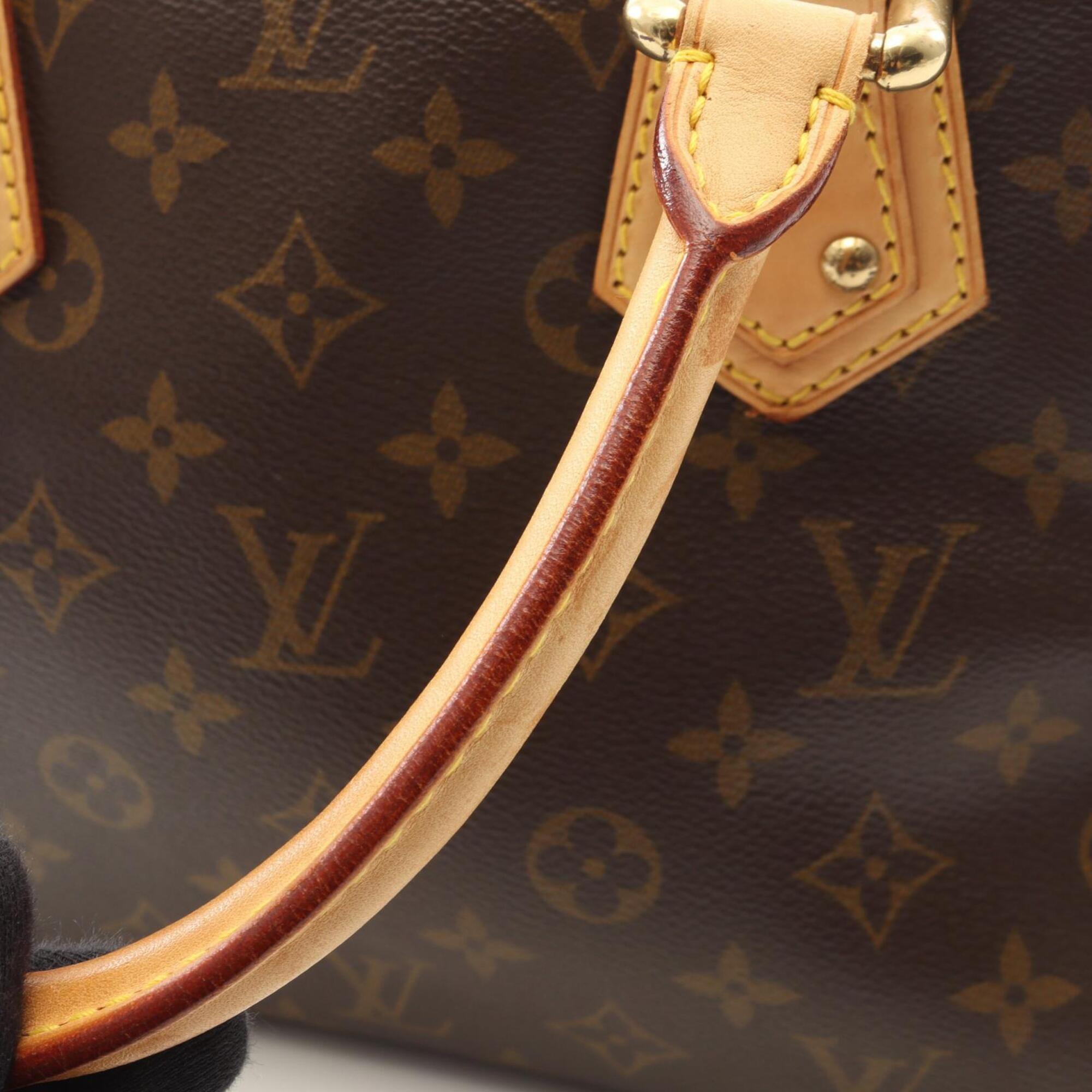 Louis Vuitton Brown Pvc Leather Handbag (Pre-Owned)